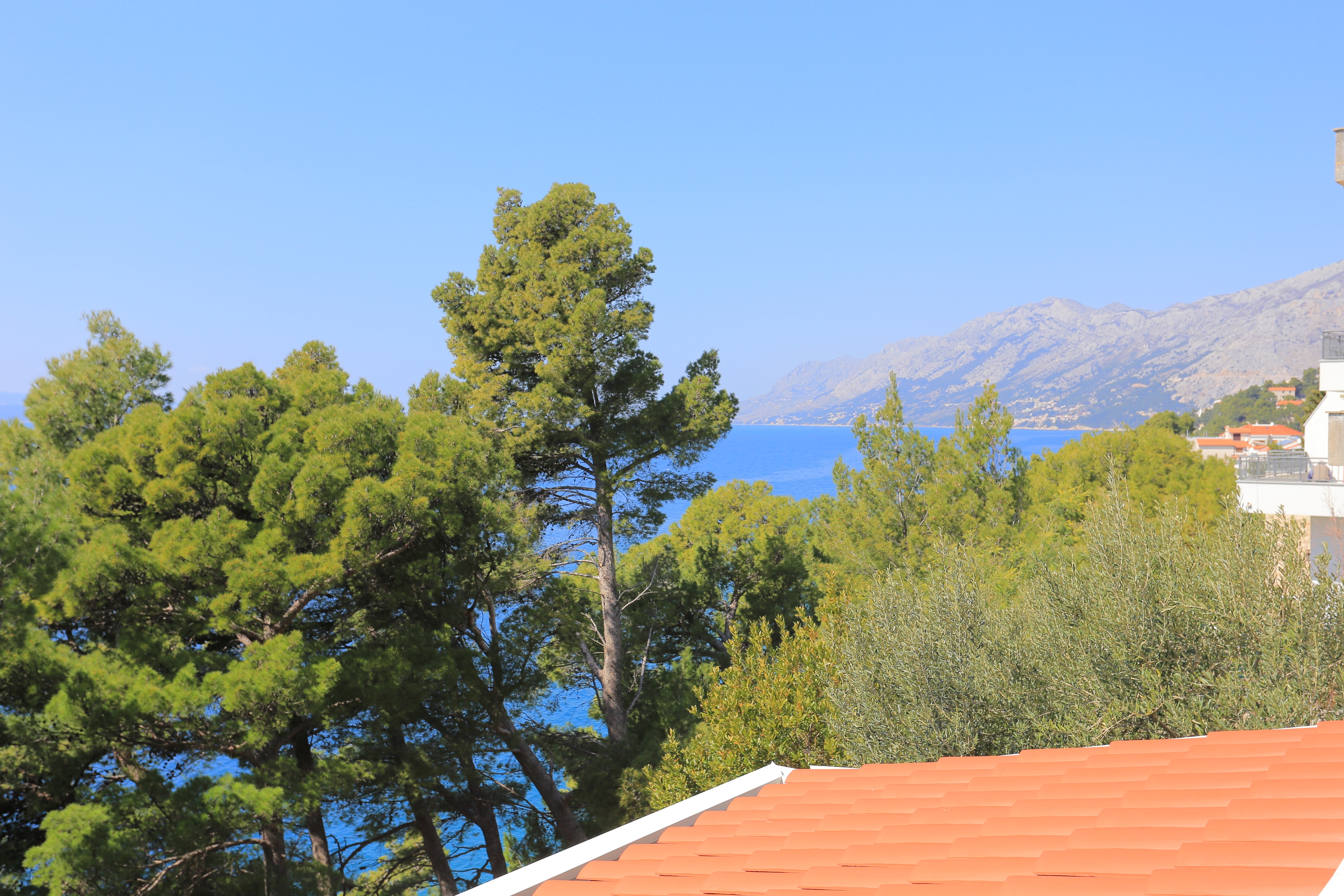 Three bedroom apartment with terrace and sea view Brela, Makarska  A-a