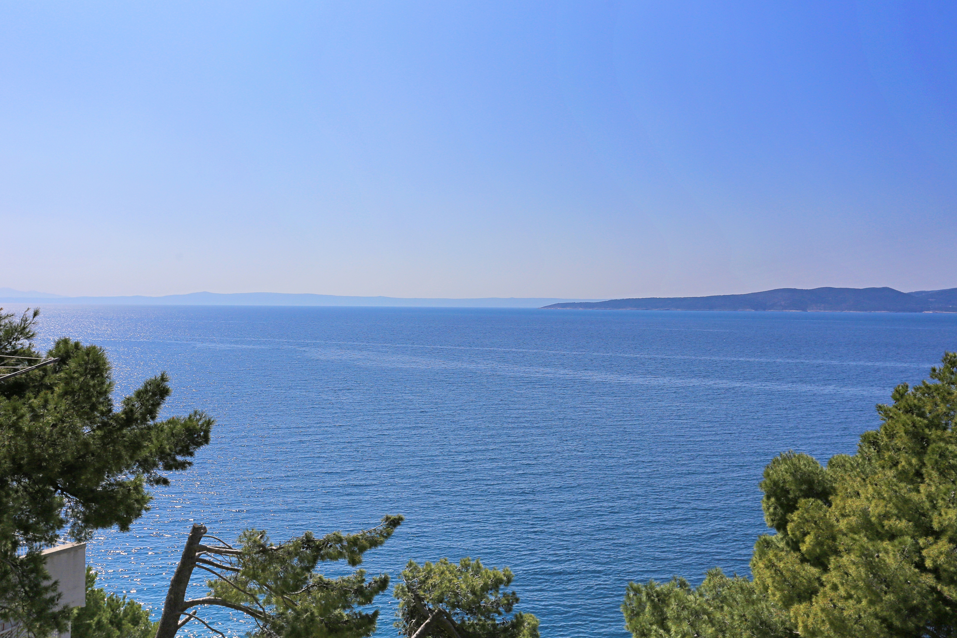 Studio flat with balcony and sea view Brela, Makarska  AS-b