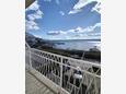 Balcony Duće, Balcony in the apartment, with a sea view and WiFi.