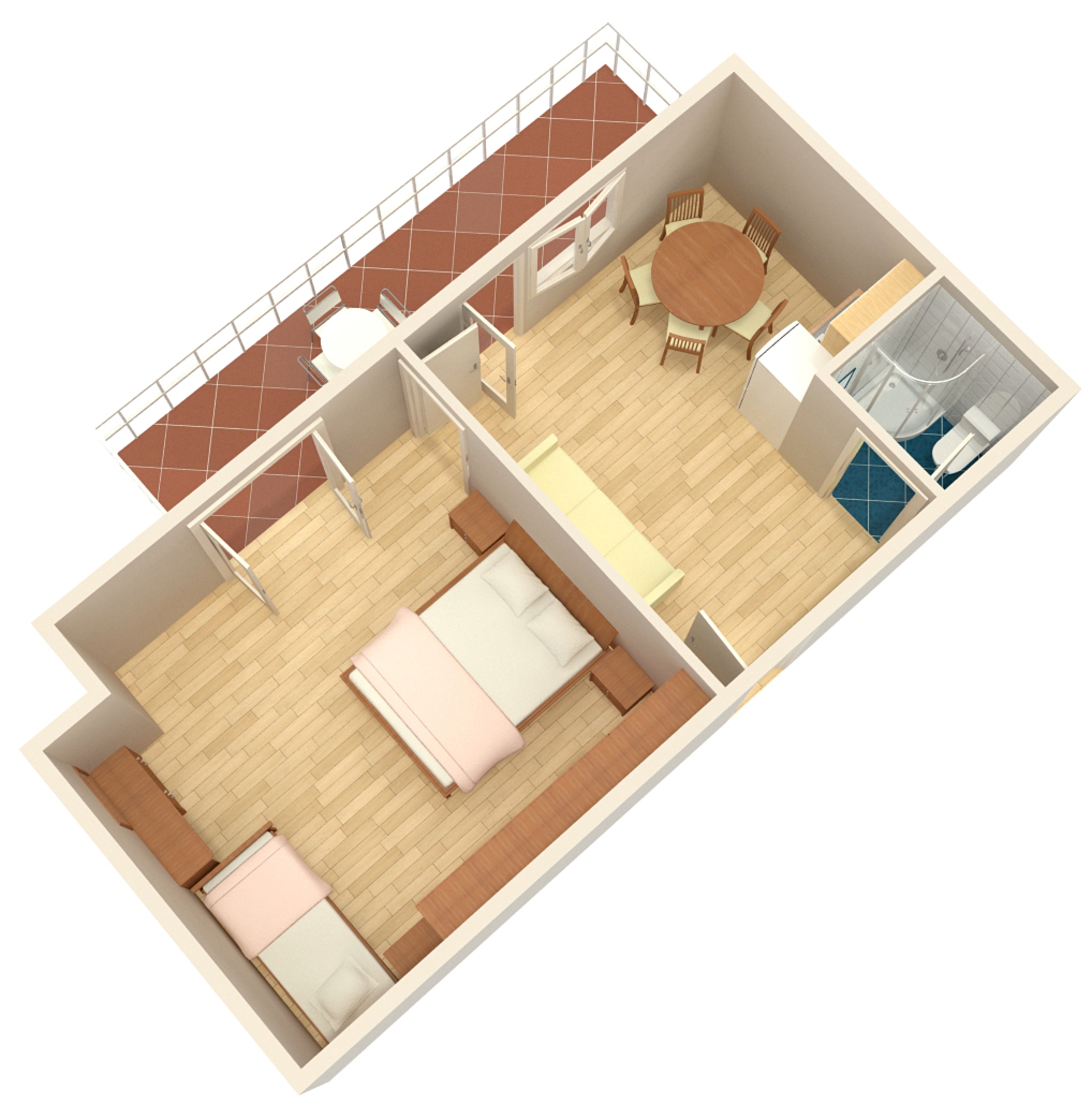 One bedroom apartment near beach Duće, Omiš  A-a