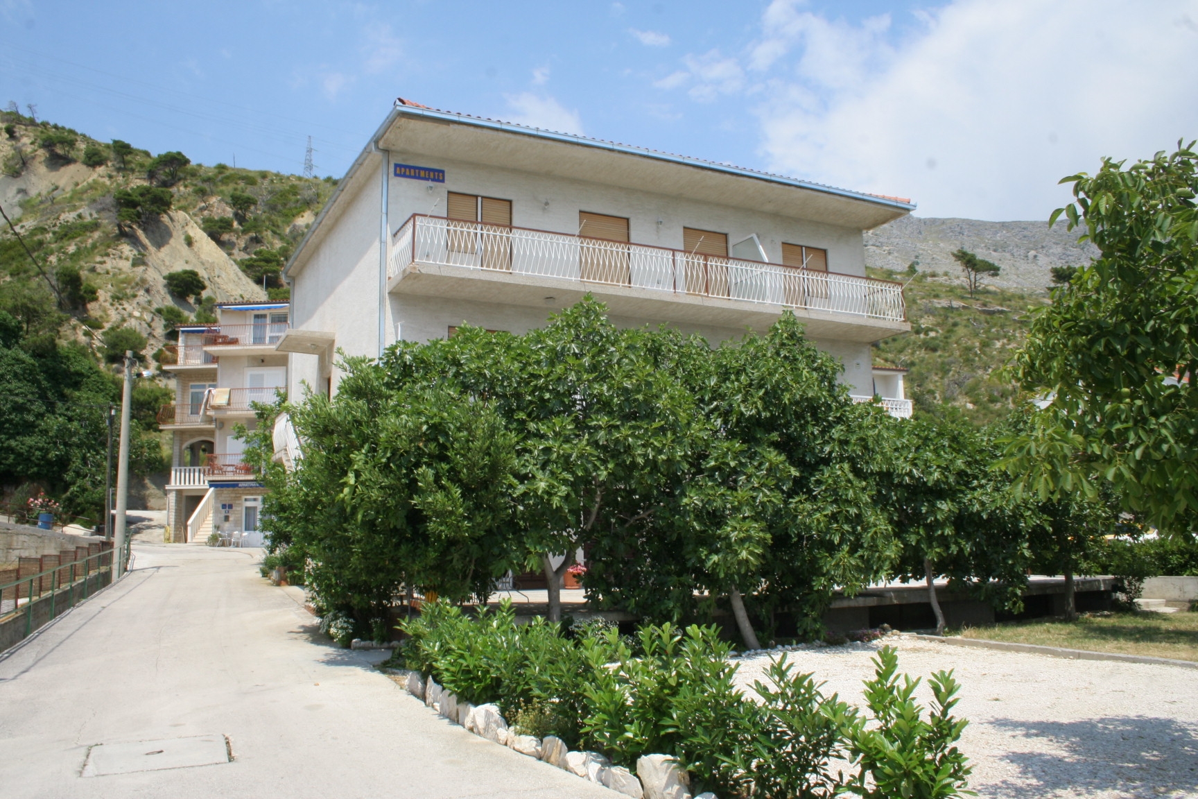 Jednosobni apartman uz plažu Duće, Omiš  A-c