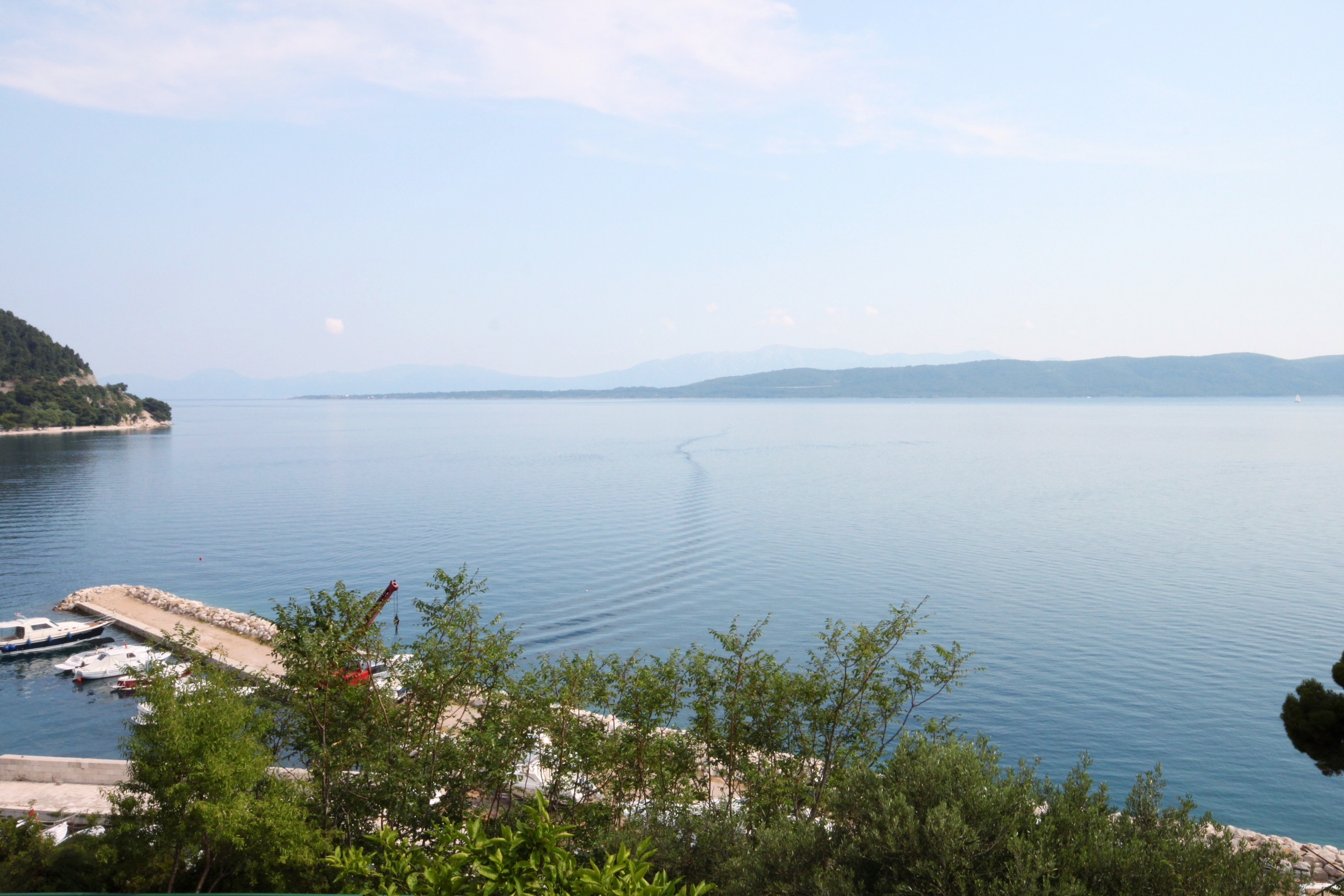 Two bedroom apartment with terrace and sea view Živogošće - Porat, Makarska  A-b