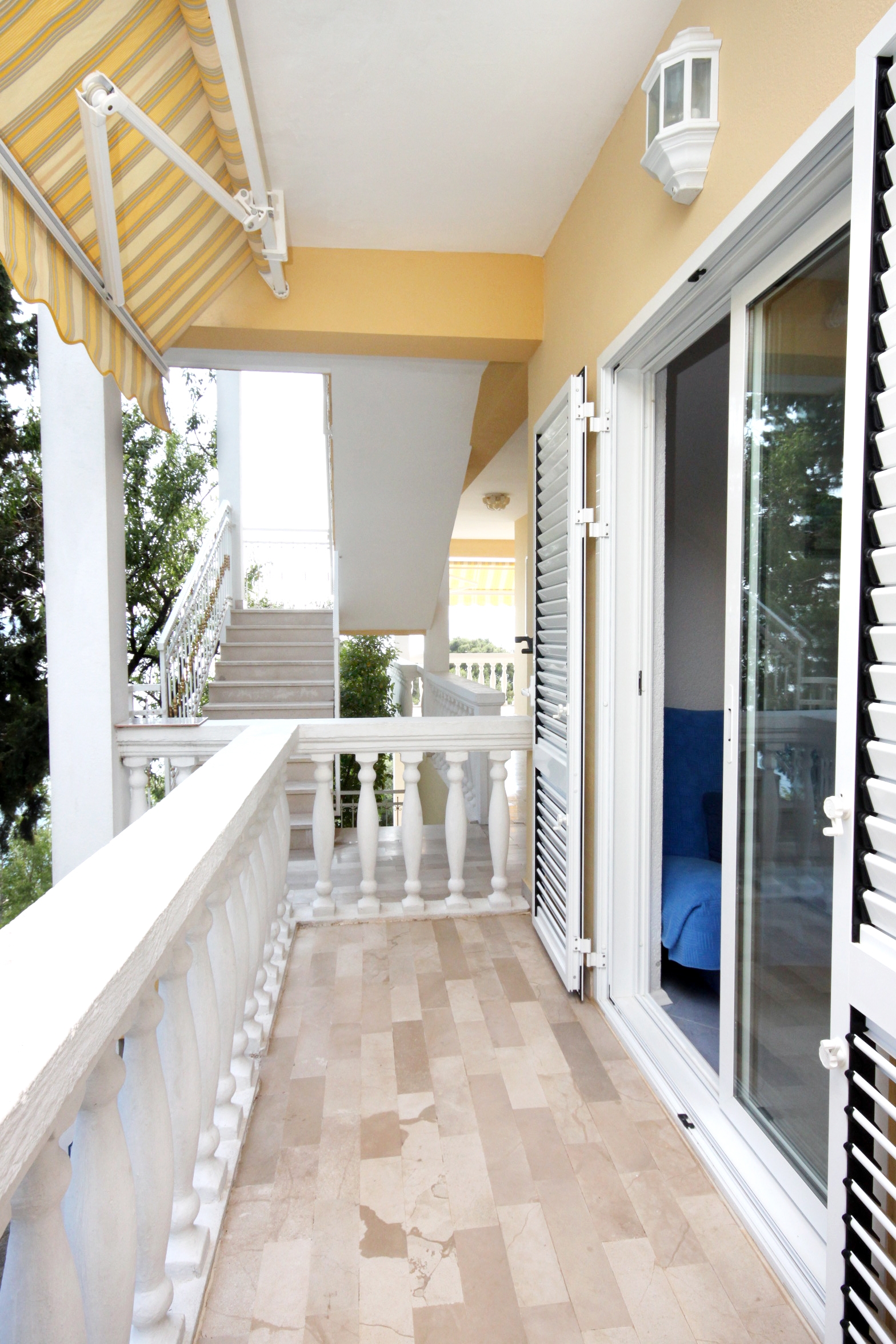 One bedroom apartment with terrace and sea view Živogošće - Porat, Makarska  A-c