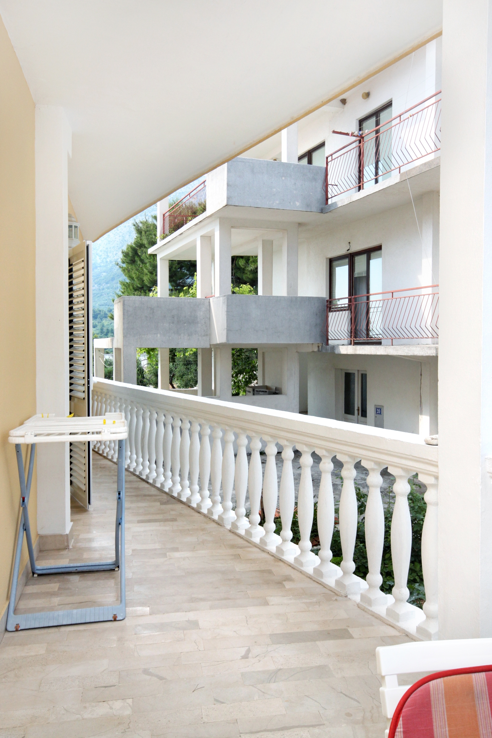 One bedroom apartment with terrace and sea view Živogošće - Porat, Makarska  A-c