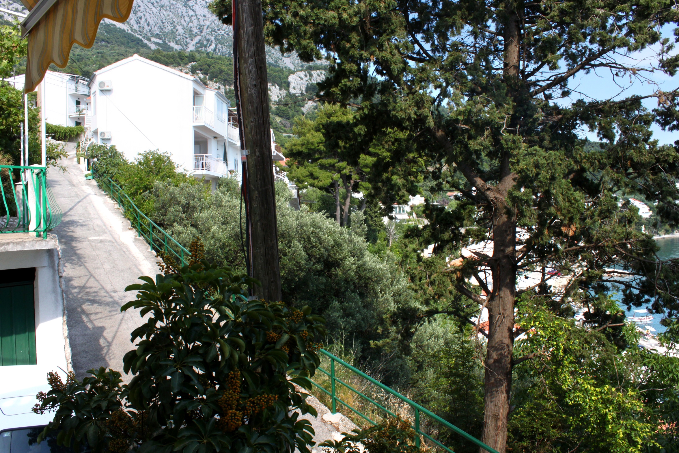 One bedroom apartment with terrace and sea view Živogošće - Porat, Makarska  A-c