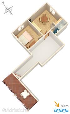 Plan Gradac, Plan in the apartment.