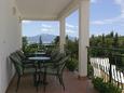 Shared terrace Gradac, Shared terrace in the apartment, s pogledom na more.