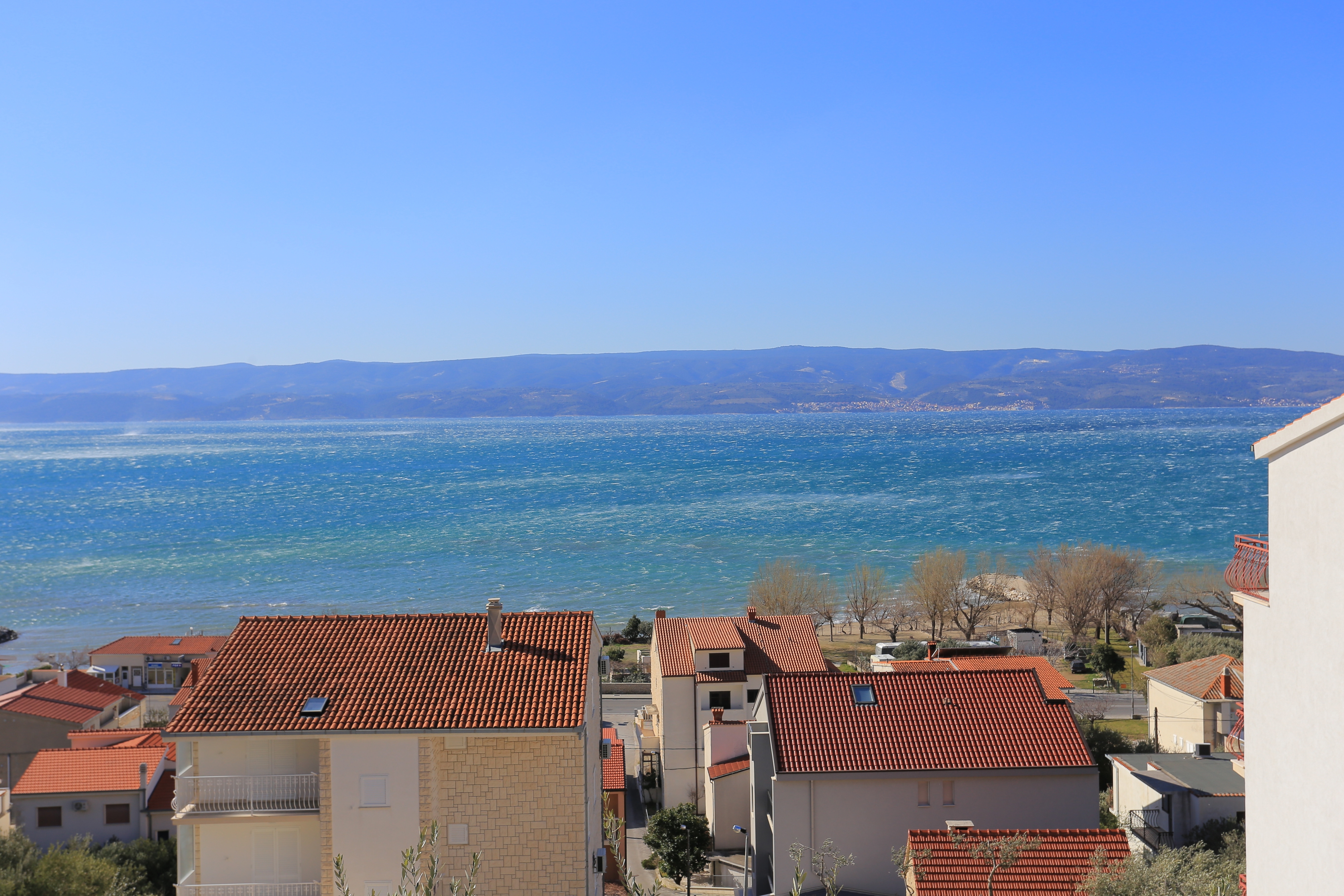 One bedroom apartment with terrace and sea view Duće, Omiš  A-f
