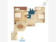 Omiš, Plan in the apartment, WiFi.