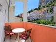 Balkon Omiš, Balkon v ubytování typu studio-apartment, WiFi.