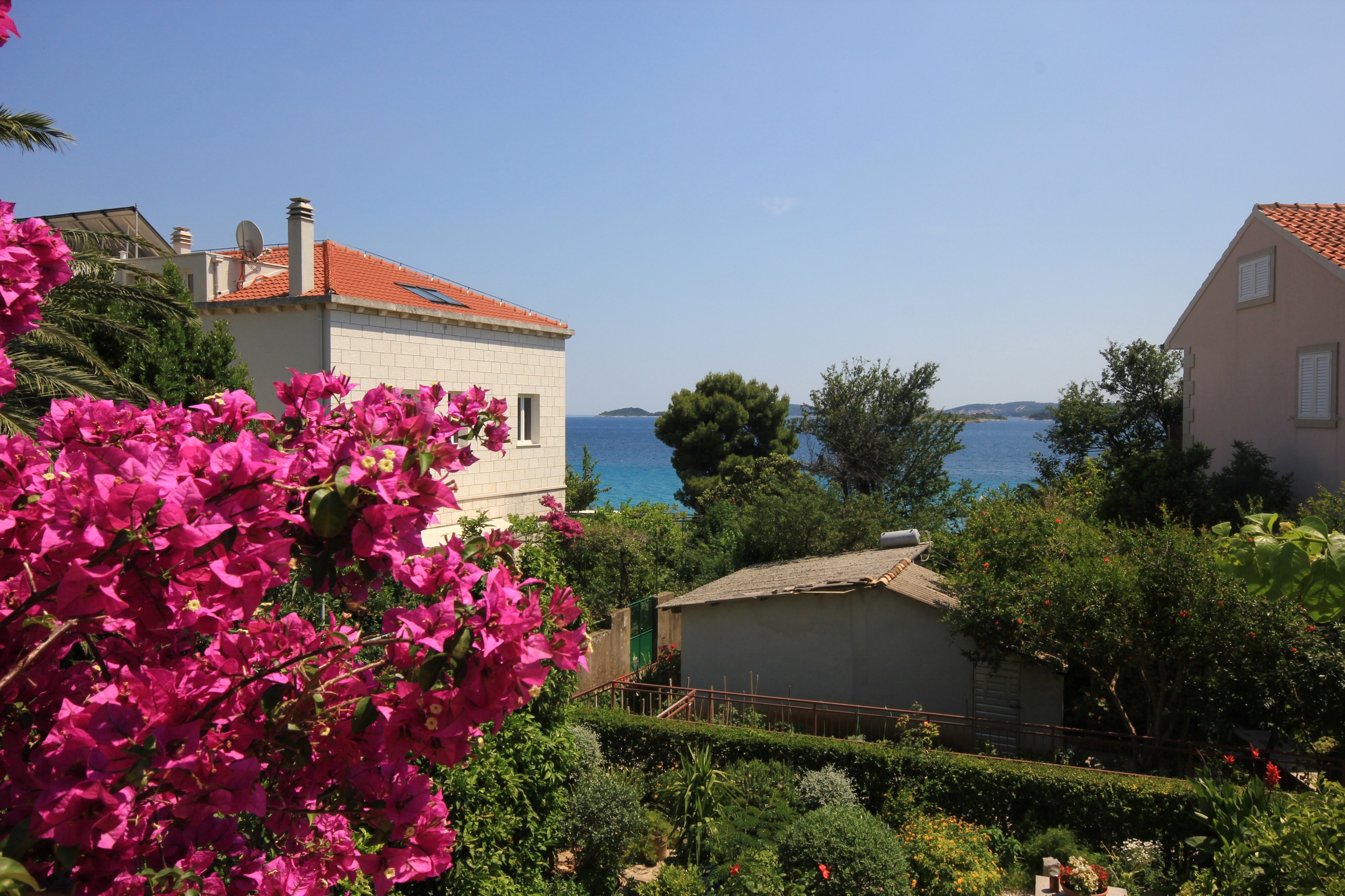 Two bedroom apartment with terrace and sea view Orebić, Pelješac  A-b