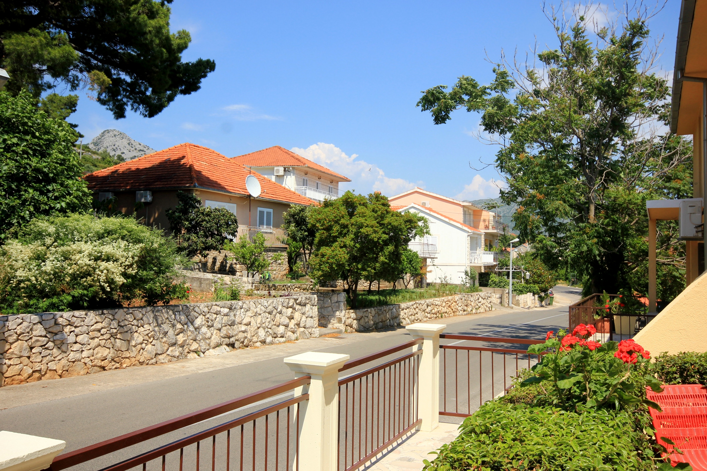 Two bedroom apartment with terrace and sea view Orebić, Pelješac  A-b