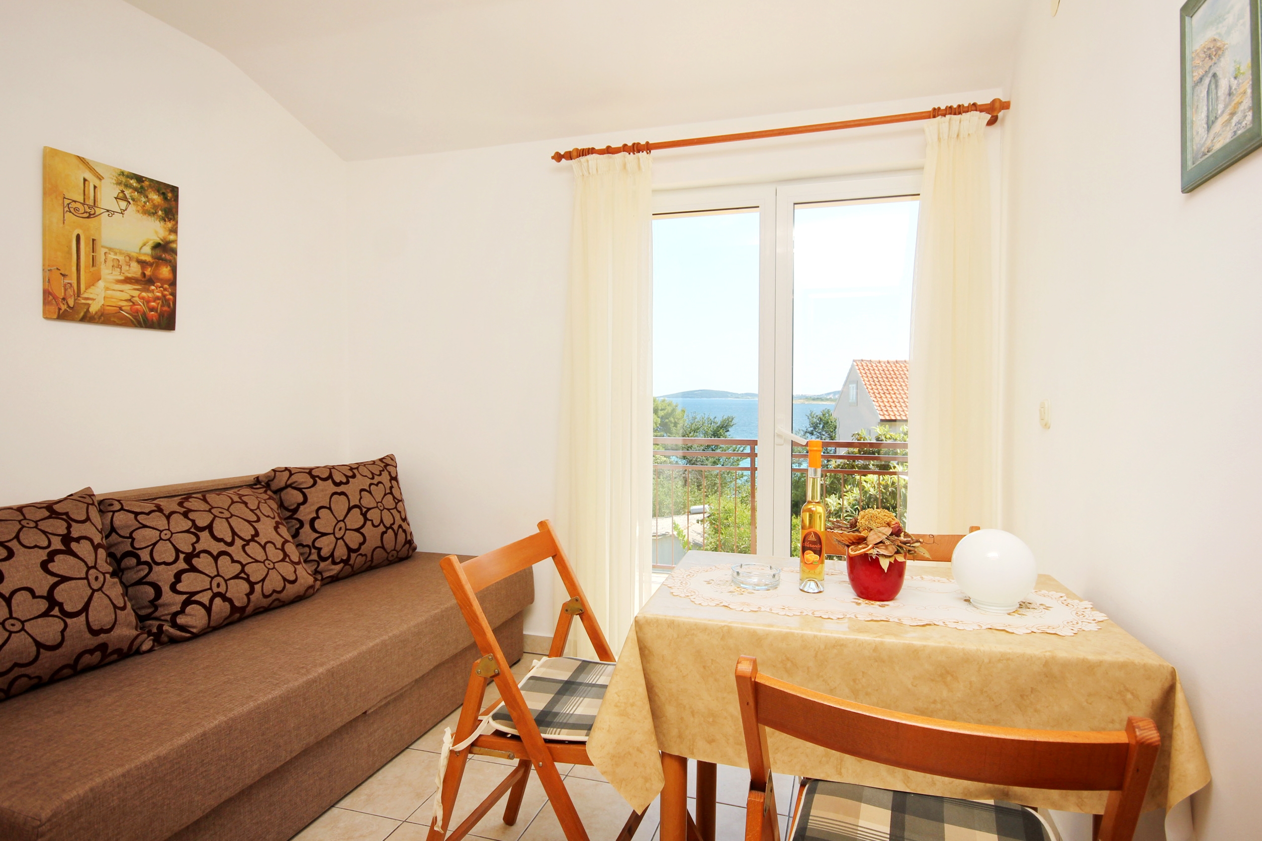 One bedroom apartment with balcony and sea view Orebić, Pelješac (A-275-c)
