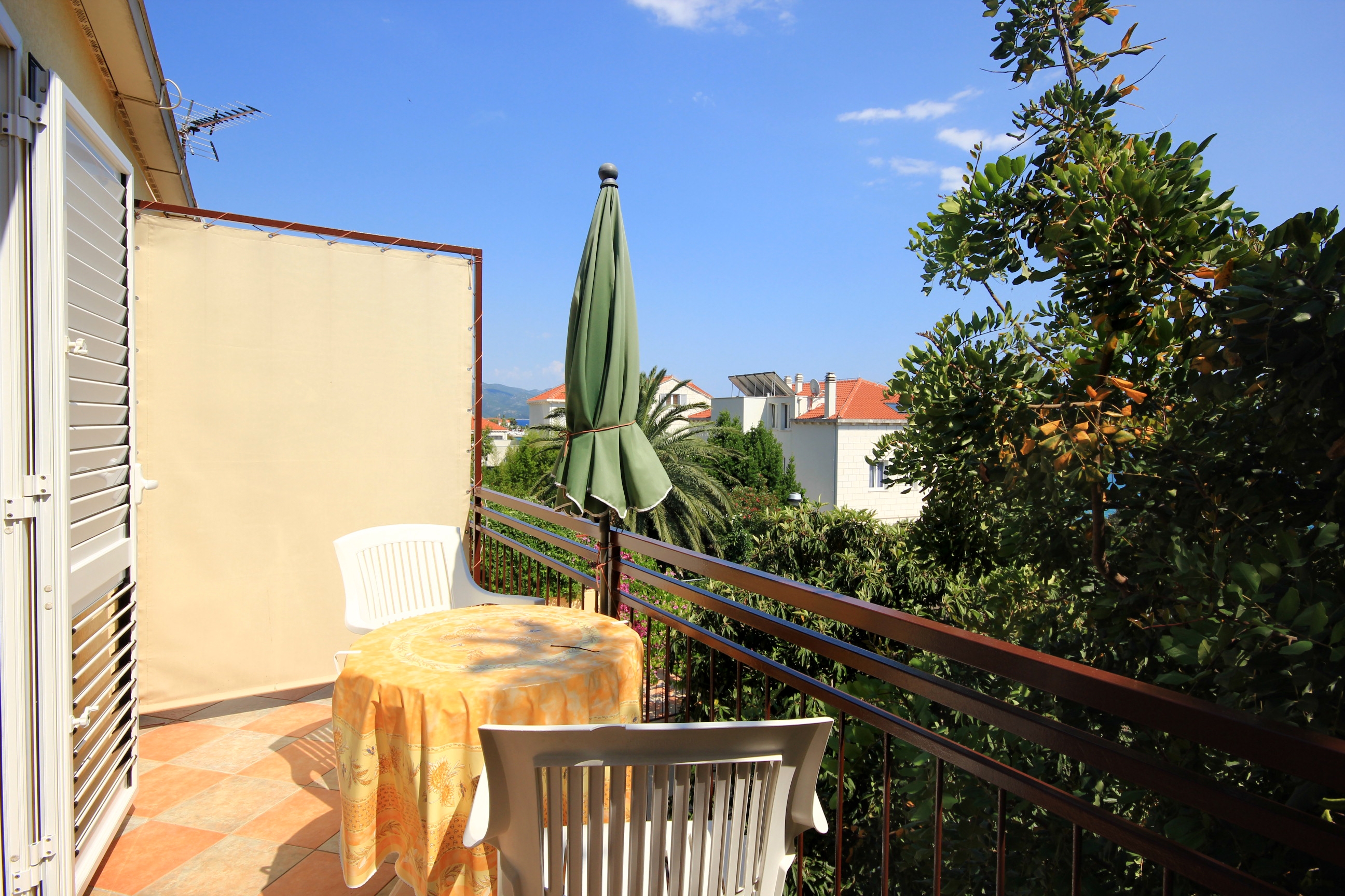 Two bedroom apartment with terrace and sea view Orebić, Pelješac  A-d