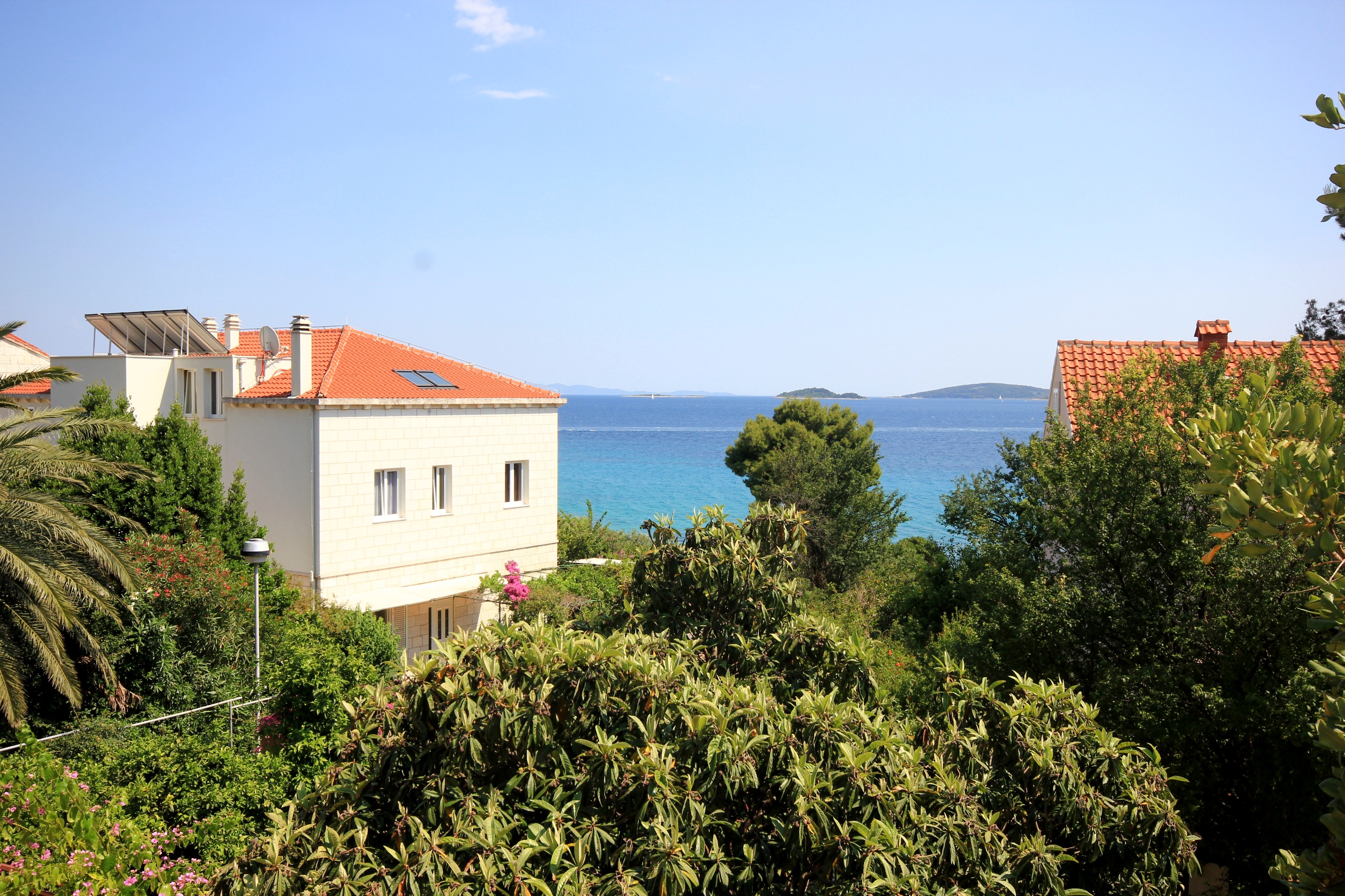 Two bedroom apartment with terrace and sea view Orebić, Pelješac  A-d