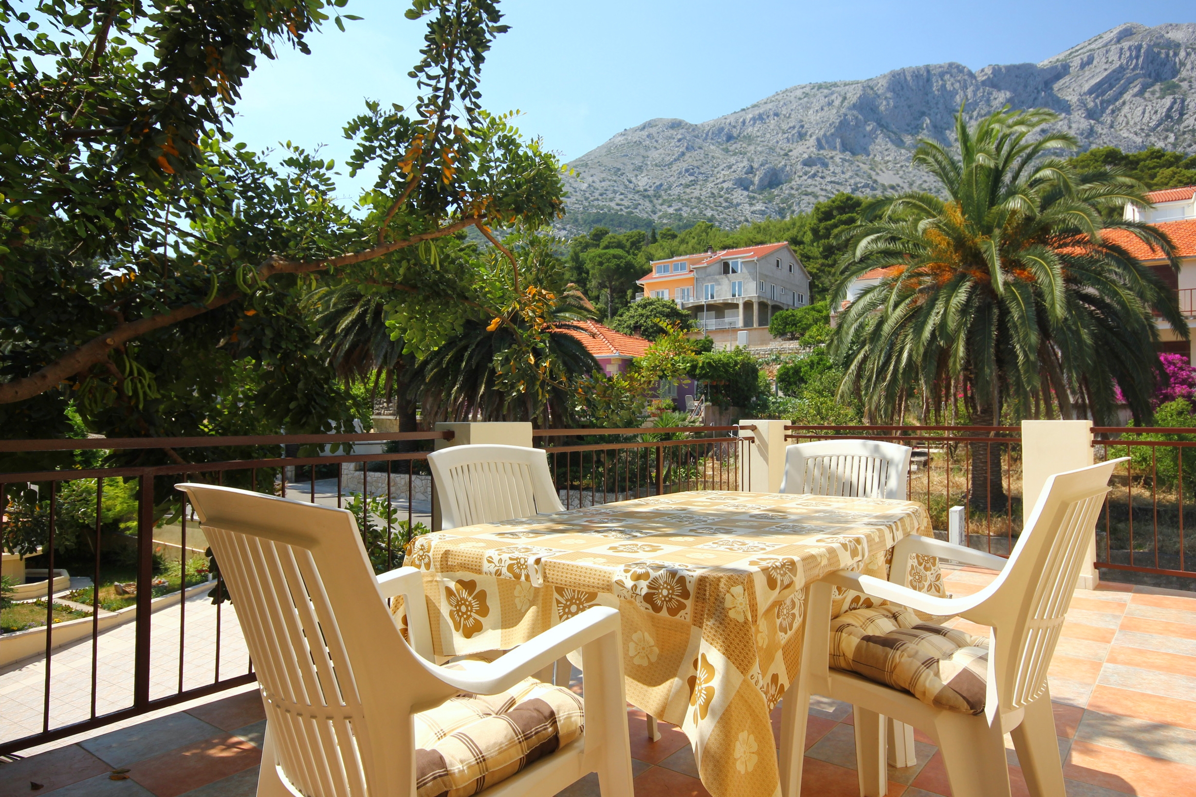 Two bedroom apartment with terrace and sea view Orebić, Pelješac  A-d