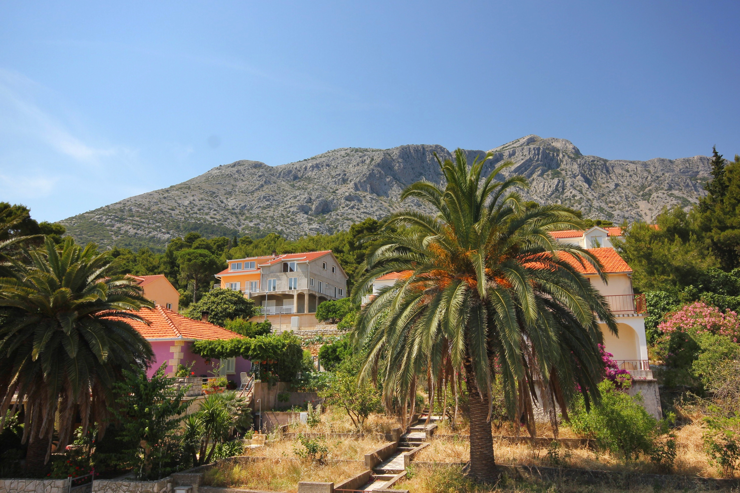 Two bedroom apartment with terrace and sea view Orebić, Pelješac  A-d