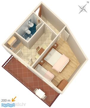 Plan Omiš, Plan in the apartment, WIFI.