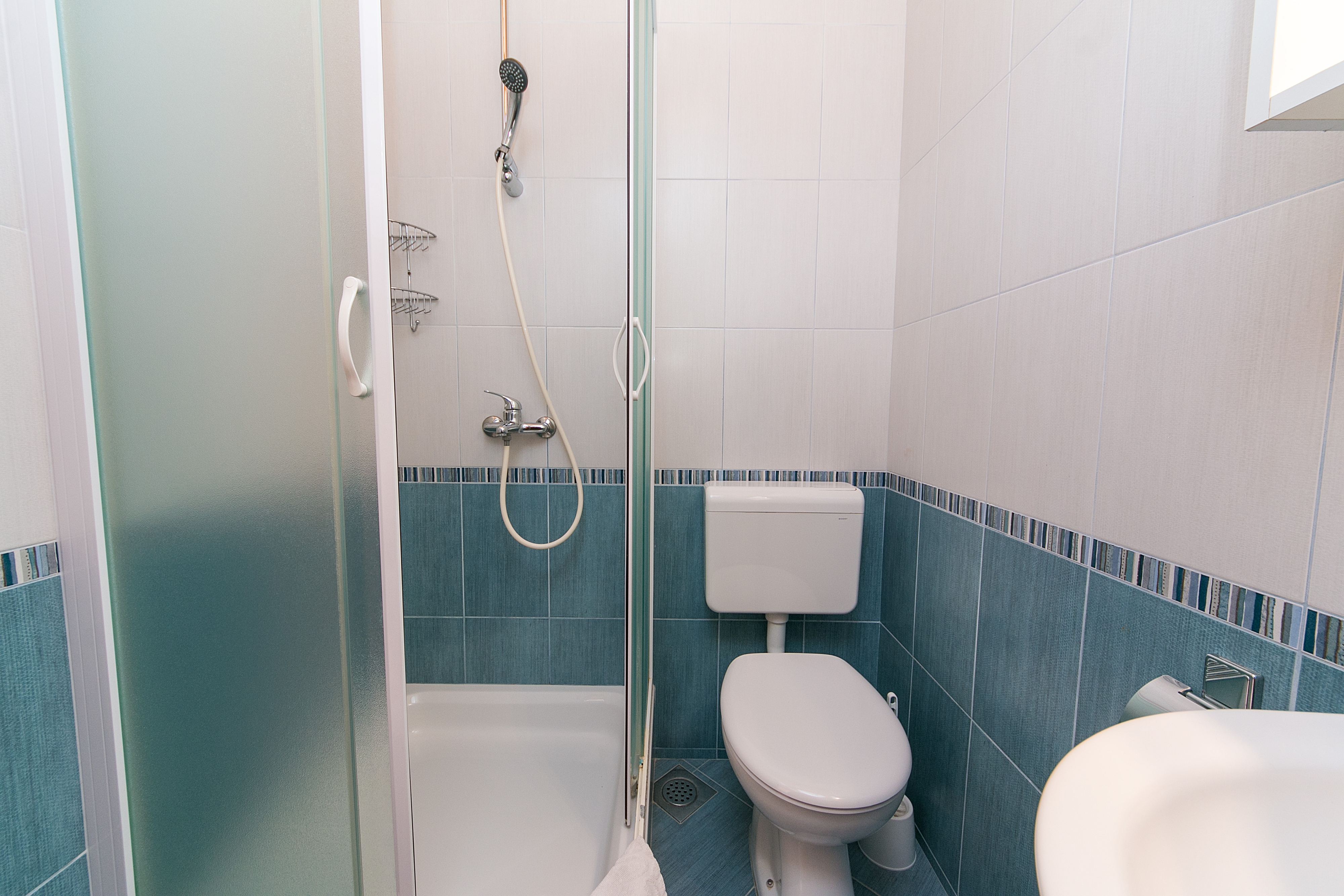 Two bedroom apartment with balcony and sea view Brela, Makarska  A-b