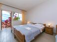 Ložnice Brela, Ložnice v ubytování typu studio-apartment, s klimatizací a WiFi.