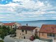Brela, Balkon - pohled v ubytování typu room, WiFi.