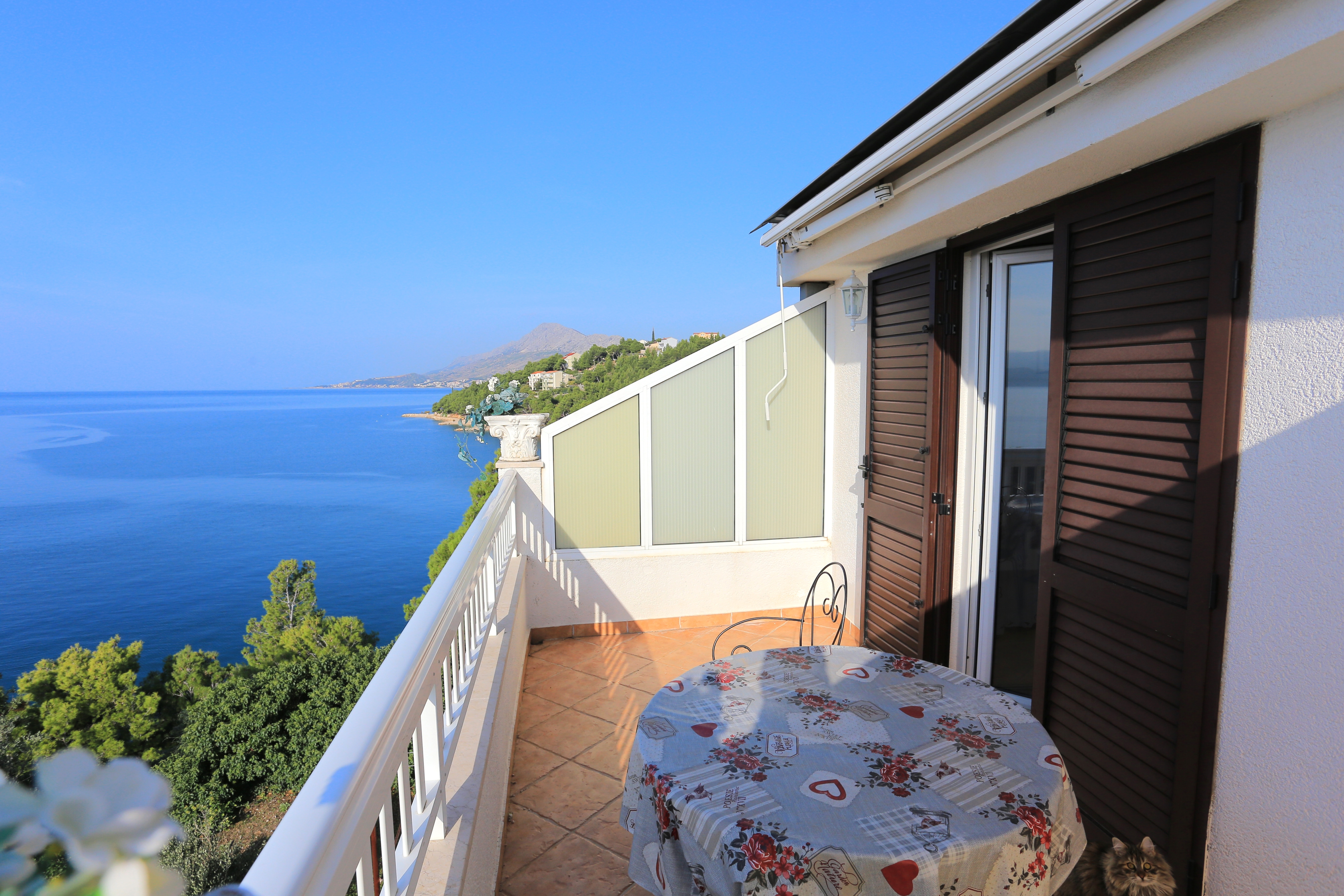 Two bedroom apartment with terrace and sea view Balića Rat, Omiš  A-a