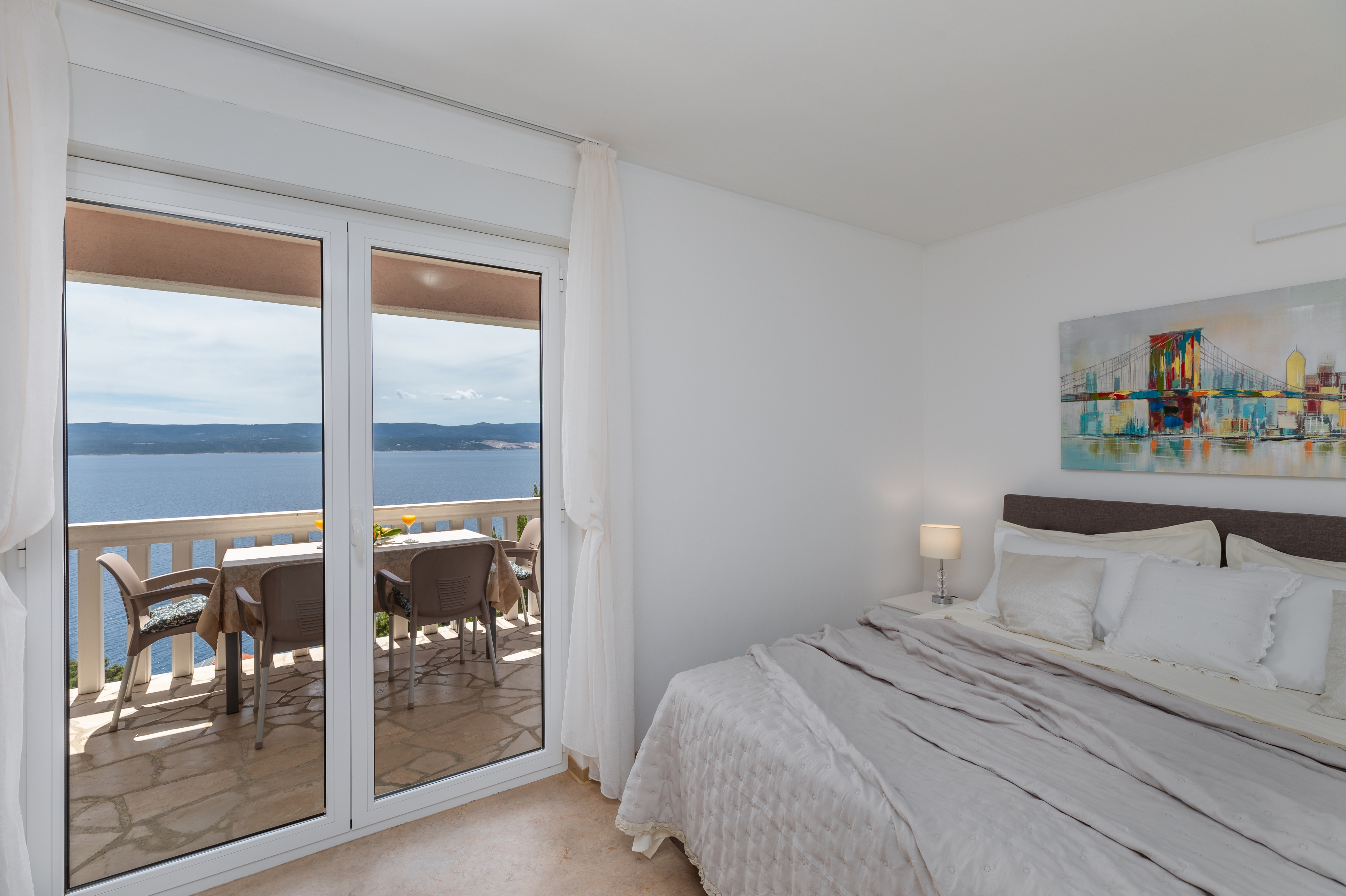 Two bedroom apartment with terrace and sea view Mimice, Omiš (A-2754-d)