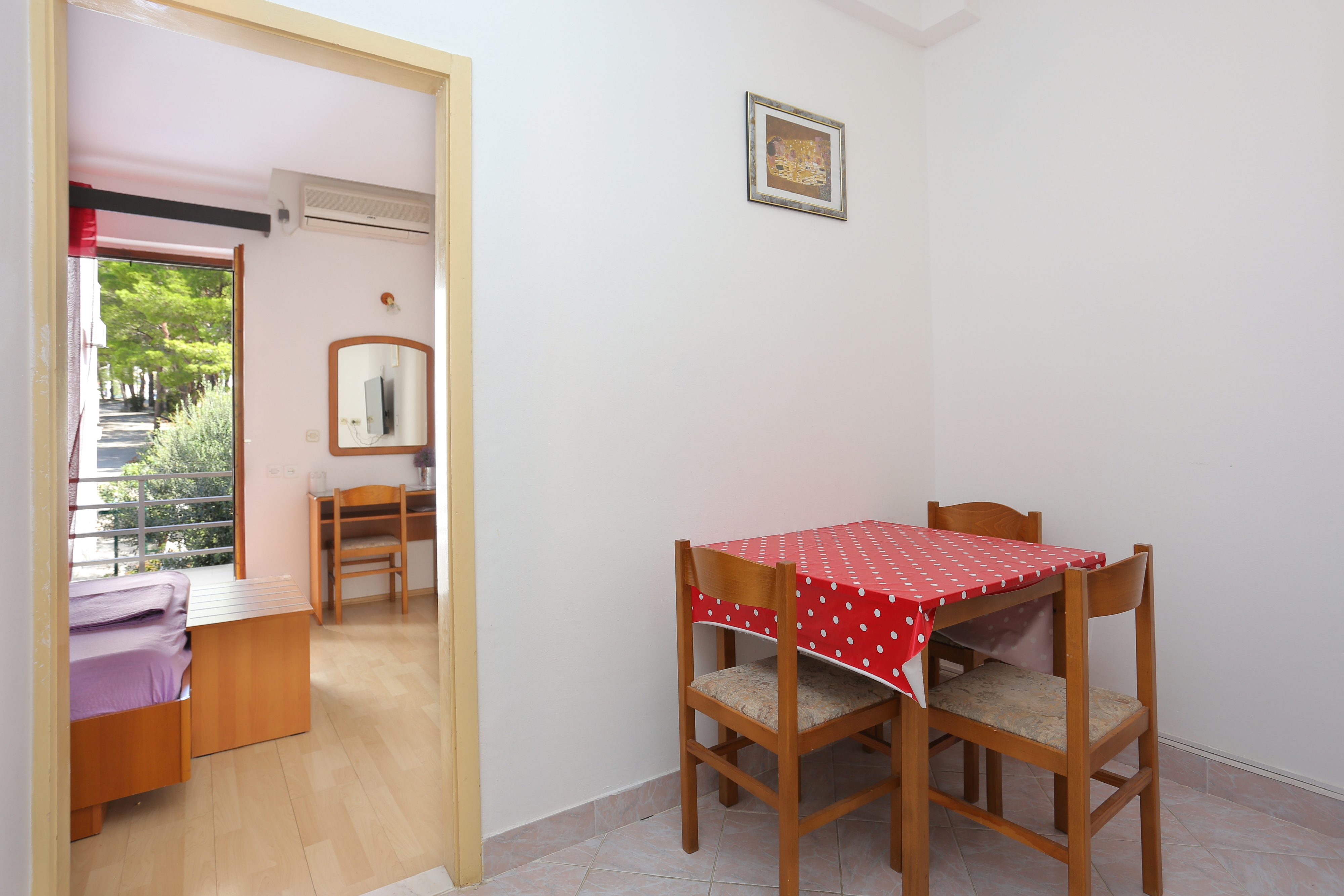 Studio flat with terrace and sea view Baška Voda, Makarska (AS-2756-a)