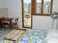 Slaapkamer Omiš, Slaapkamer in the studio-apartment, air condition available en WiFi.