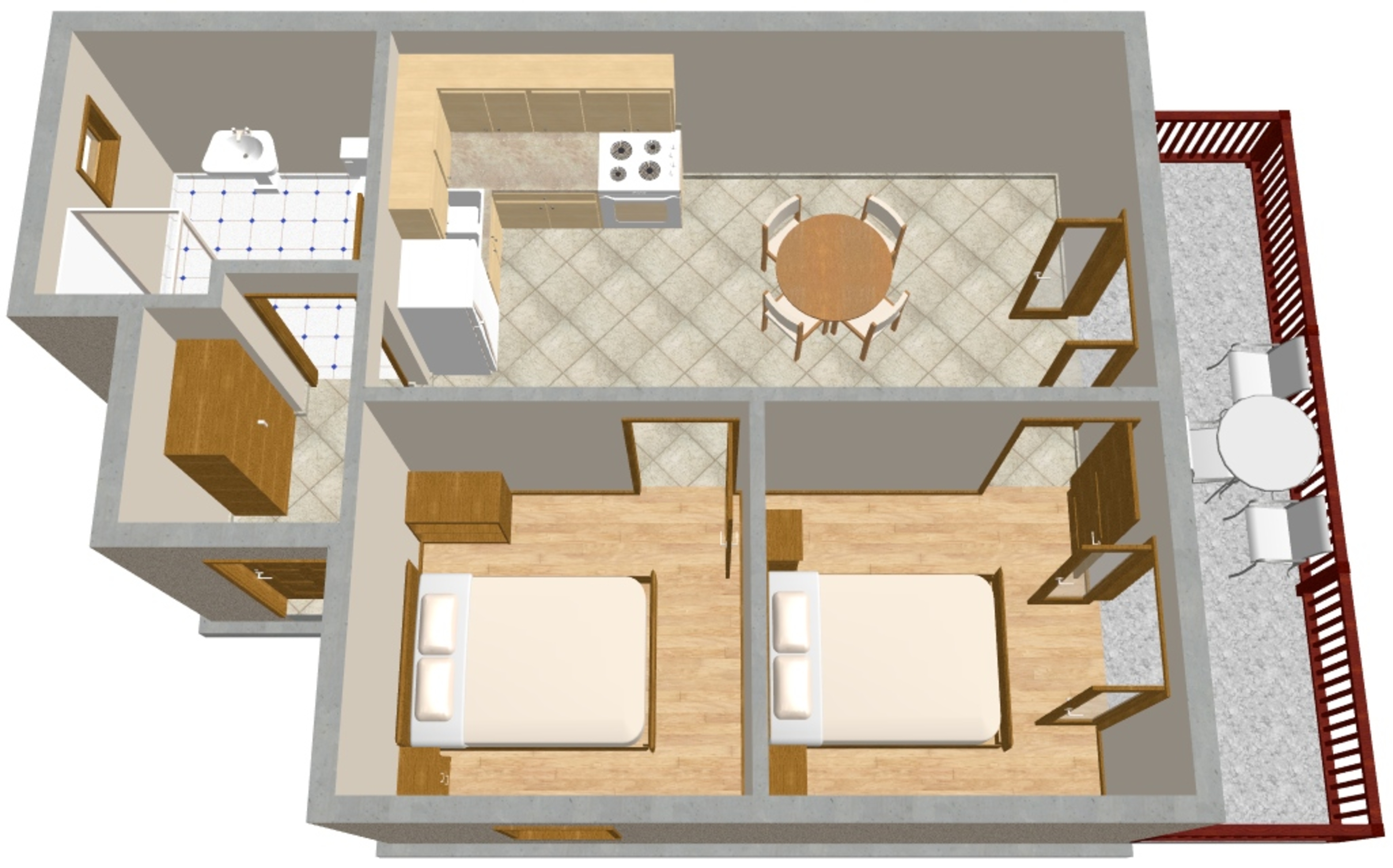 Two bedroom apartment near beach Lokva Rogoznica, Omiš  A-a