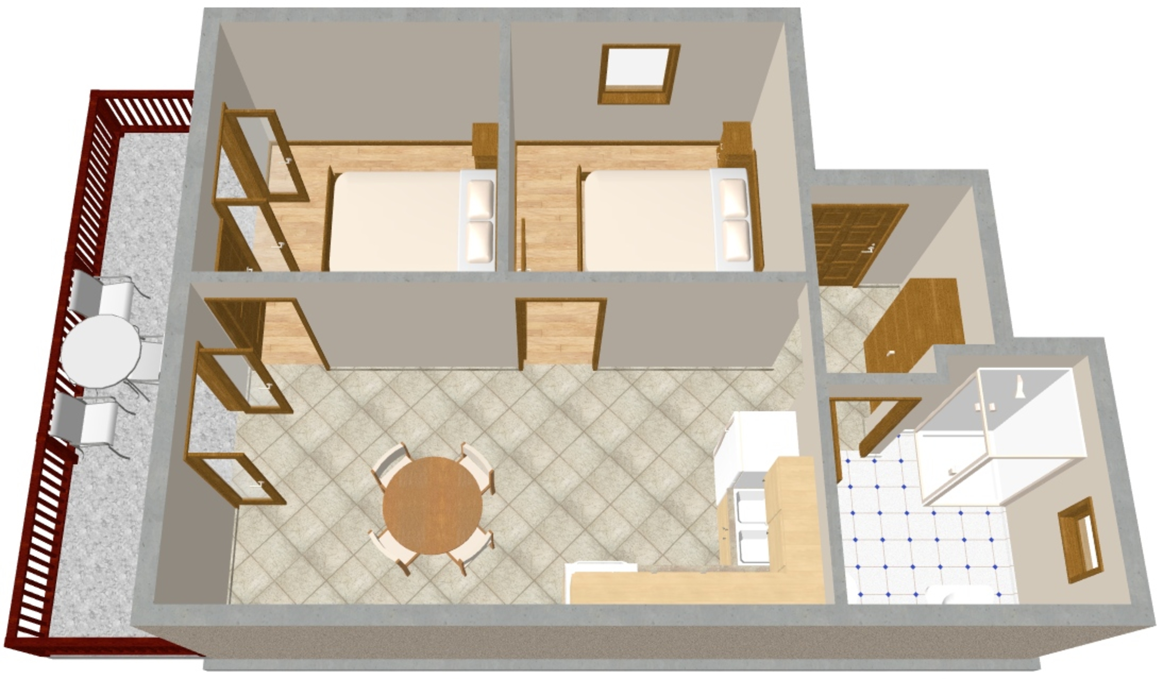 Two bedroom apartment near beach Lokva Rogoznica, Omiš  A-a