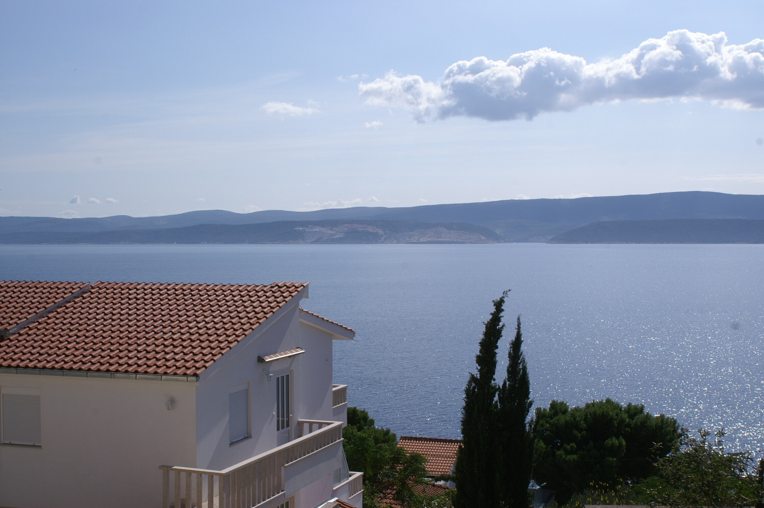 One bedroom apartment with terrace and sea view Stanići, Omiš  A-b