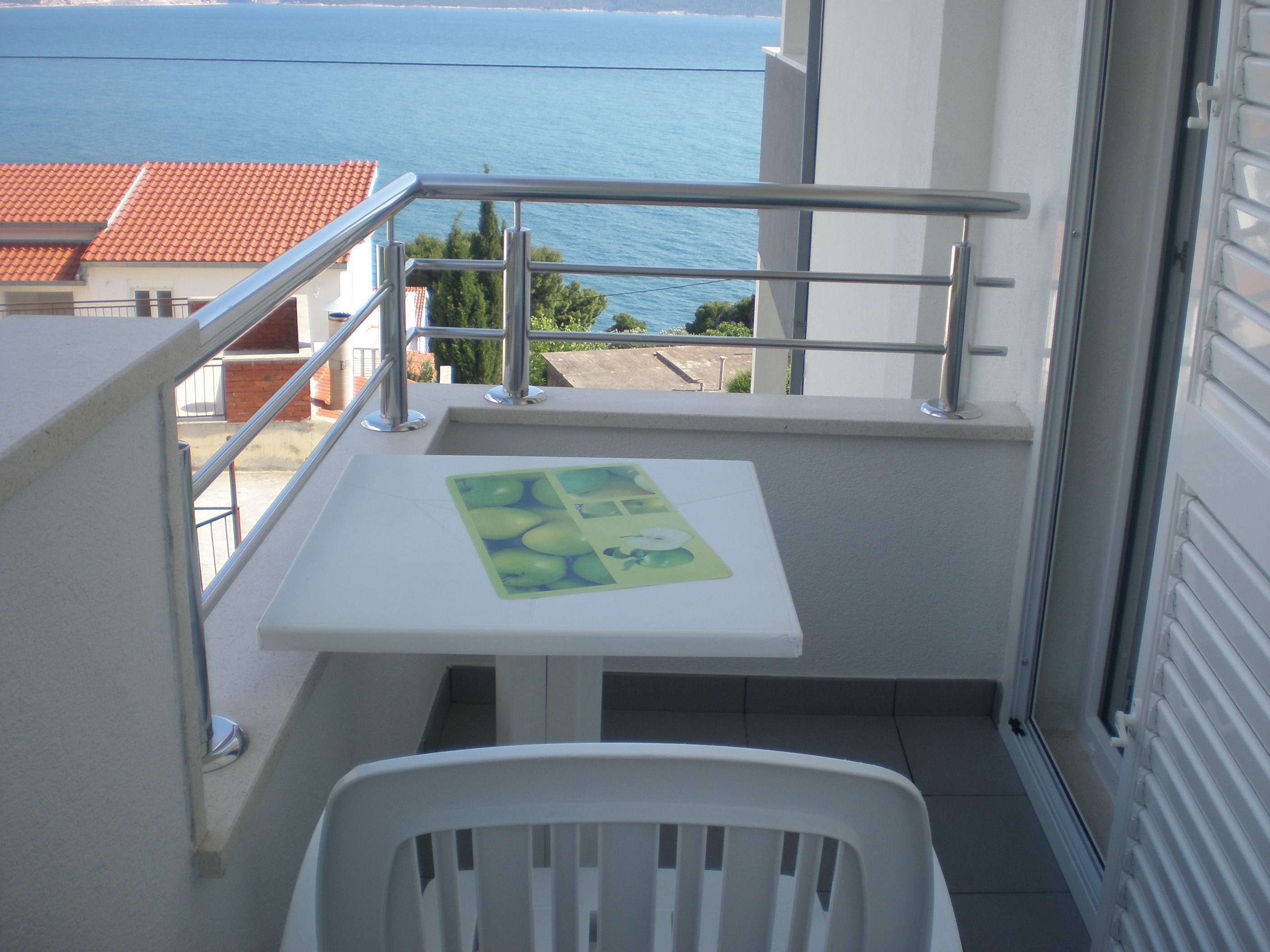 Two bedroom apartment with terrace and sea view Stanići, Omiš  A-c