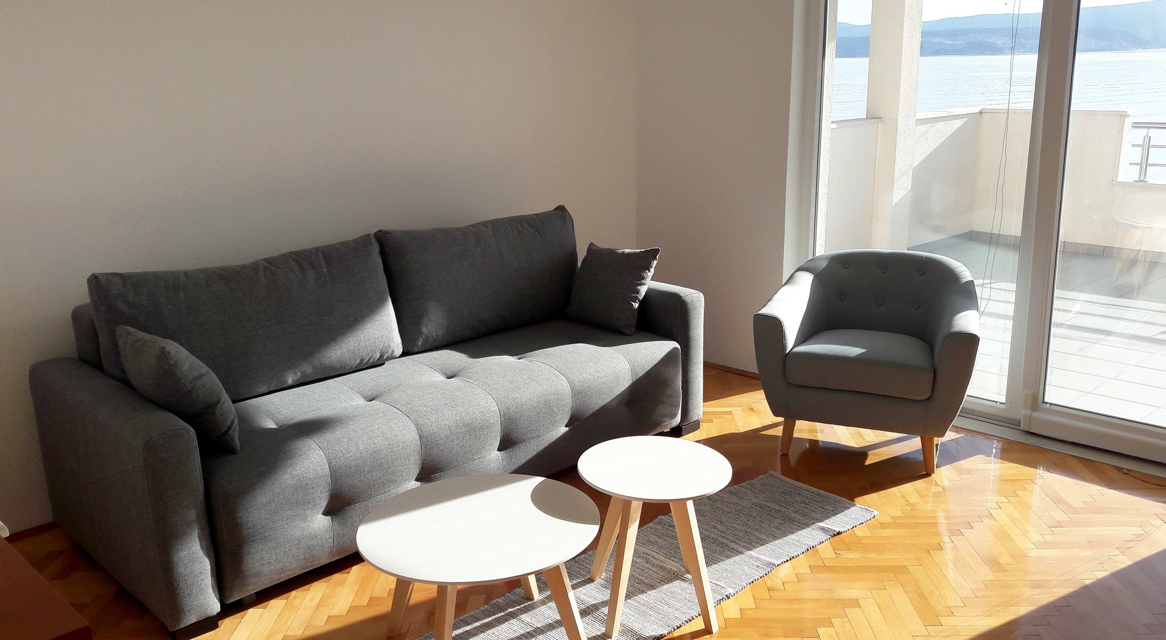 Two bedroom apartment with terrace and sea view Stanići, Omiš (A-2763-c)