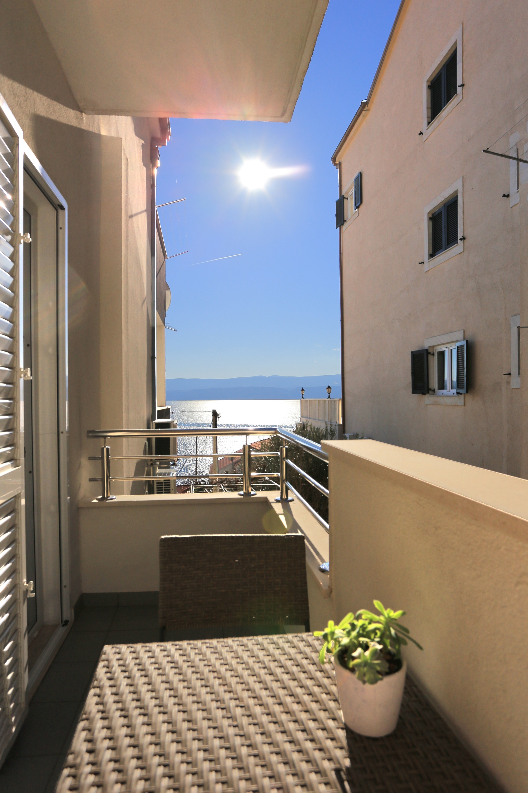 Two bedroom apartment with terrace and sea view Stanići, Omiš  A-a
