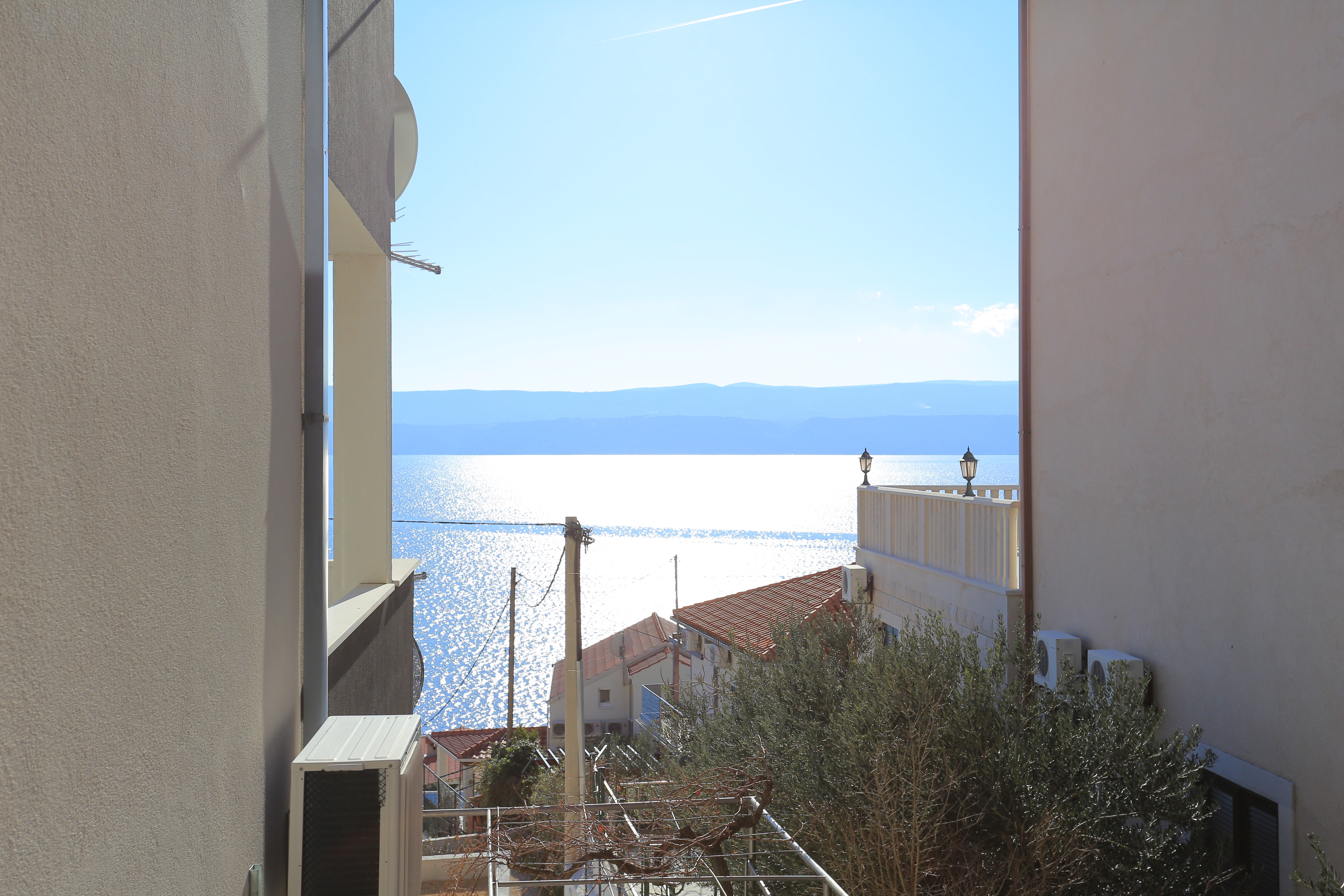 Two bedroom apartment with terrace and sea view Stanići, Omiš  A-a