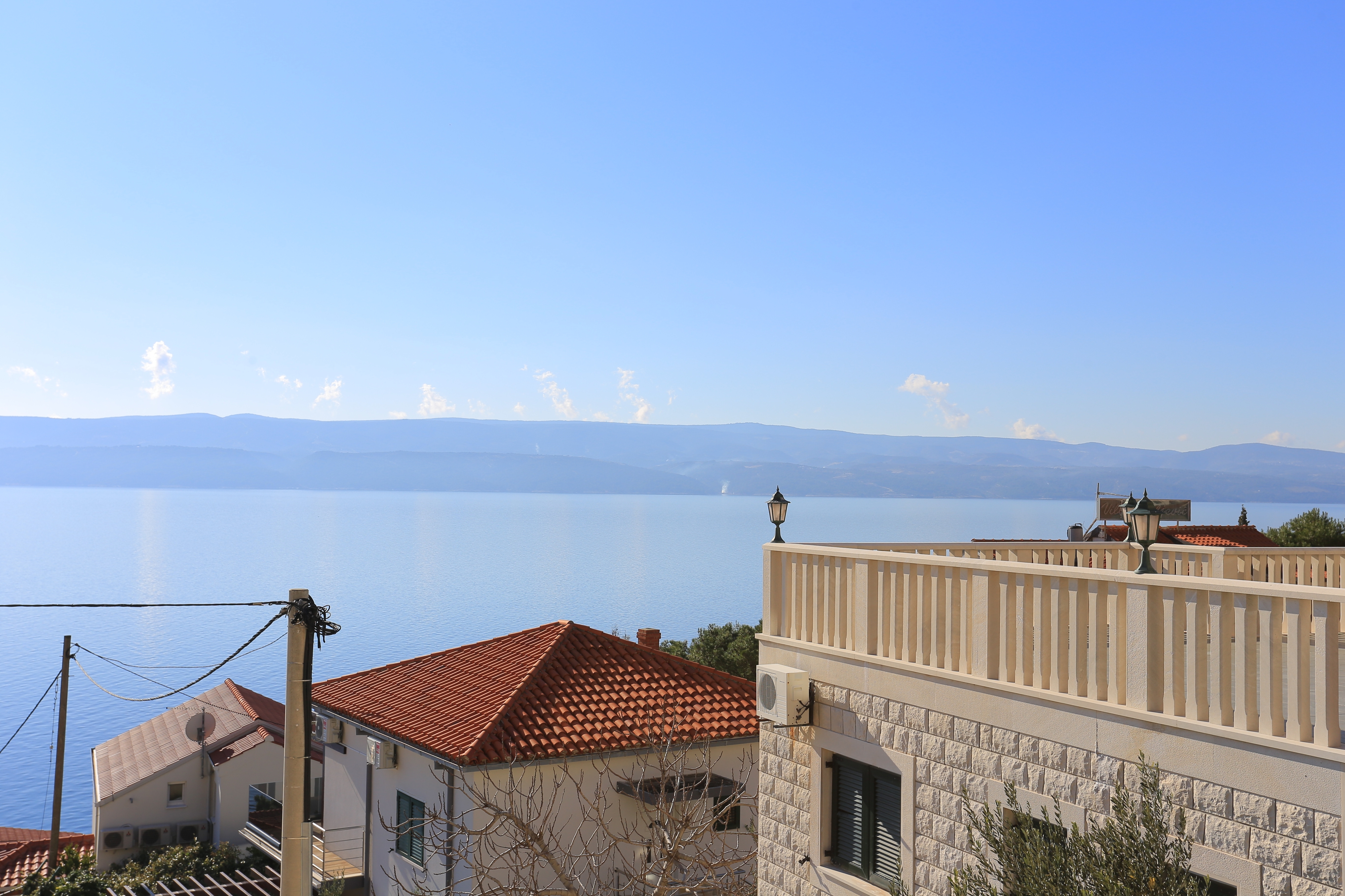 Two bedroom apartment with terrace and sea view Stanići, Omiš  A-a