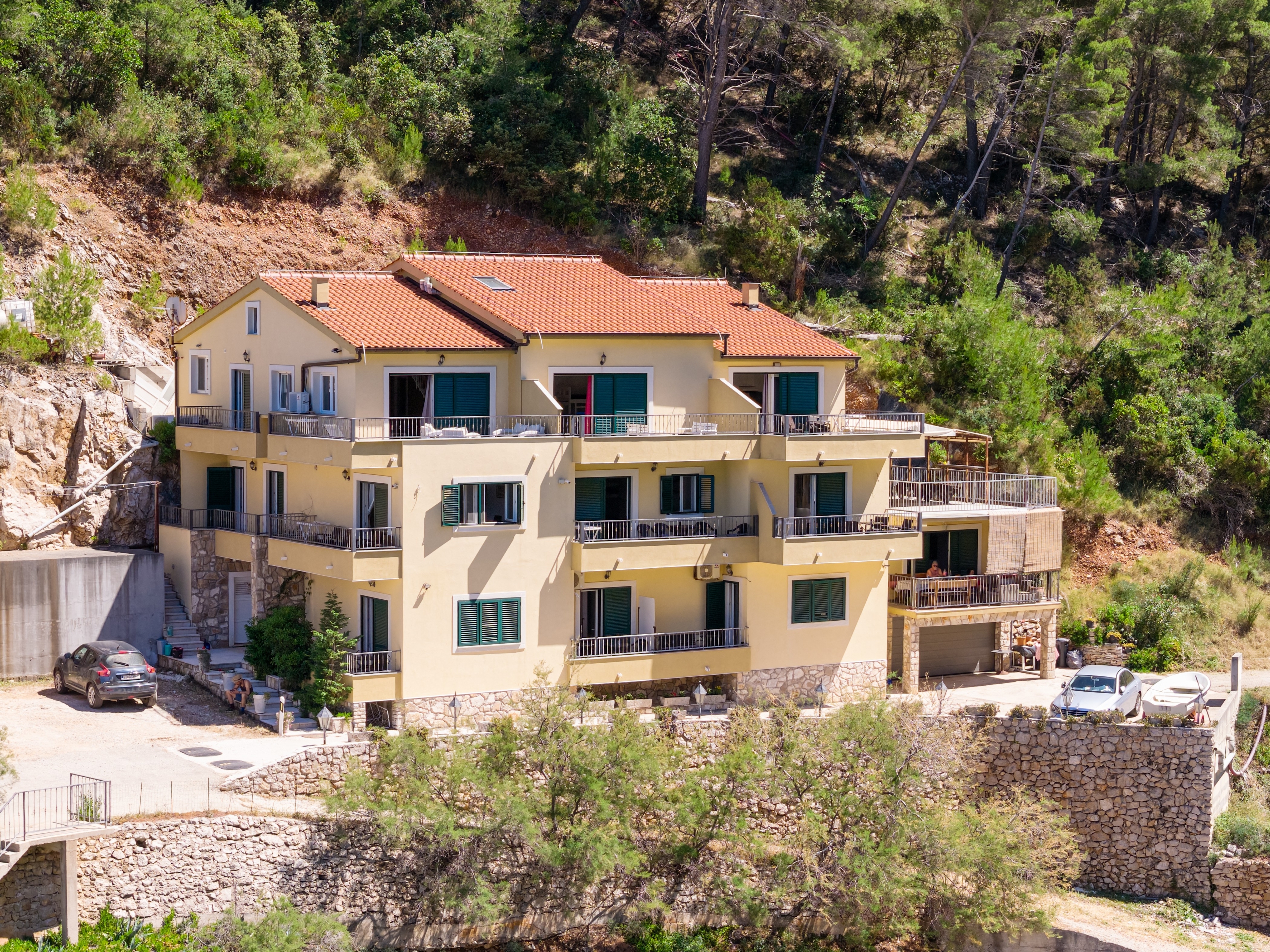 Appartement de deux chambres prés de la plage Baie Mala Pogorila, Hvar (A-27650-c)
