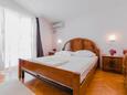 Bedroom 1 Duće, Bedroom 1 in the apartment, air condition available and WiFi.