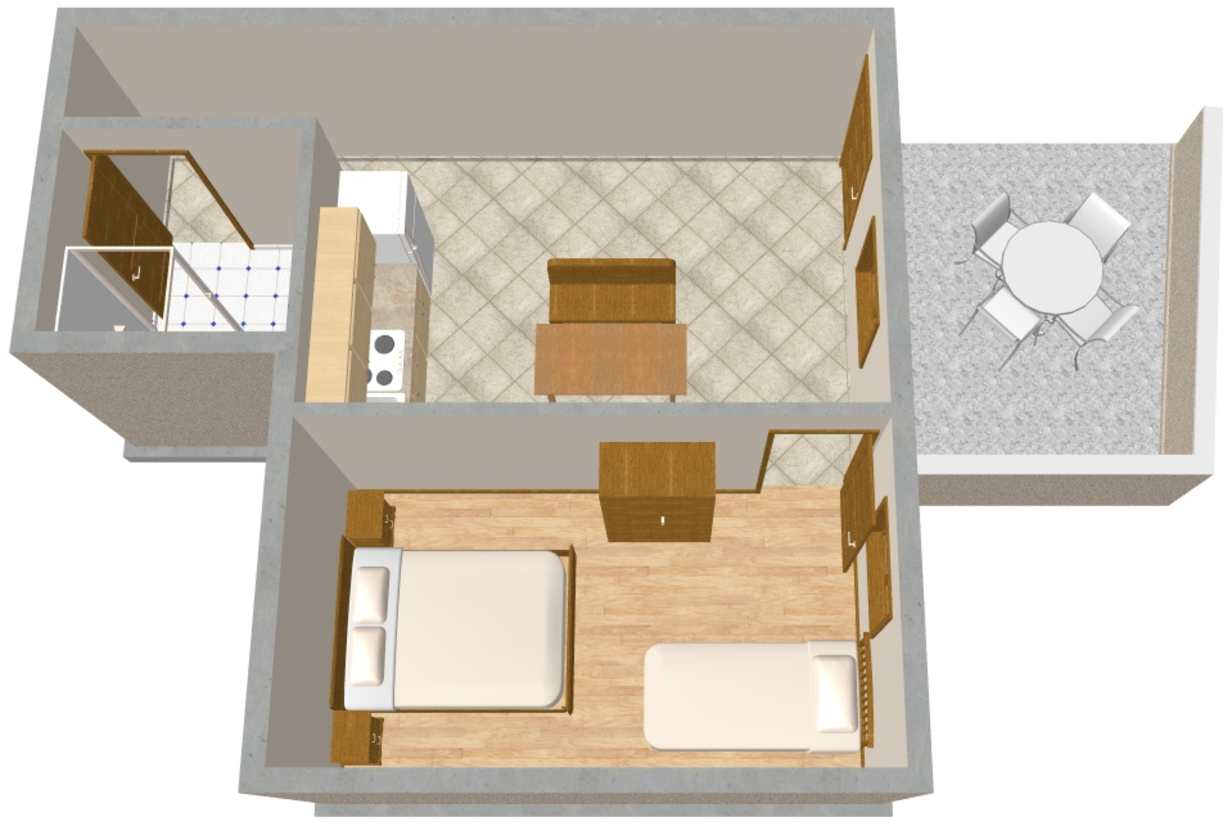 One bedroom apartment near beach Mimice, Omiš (A-2774-d)