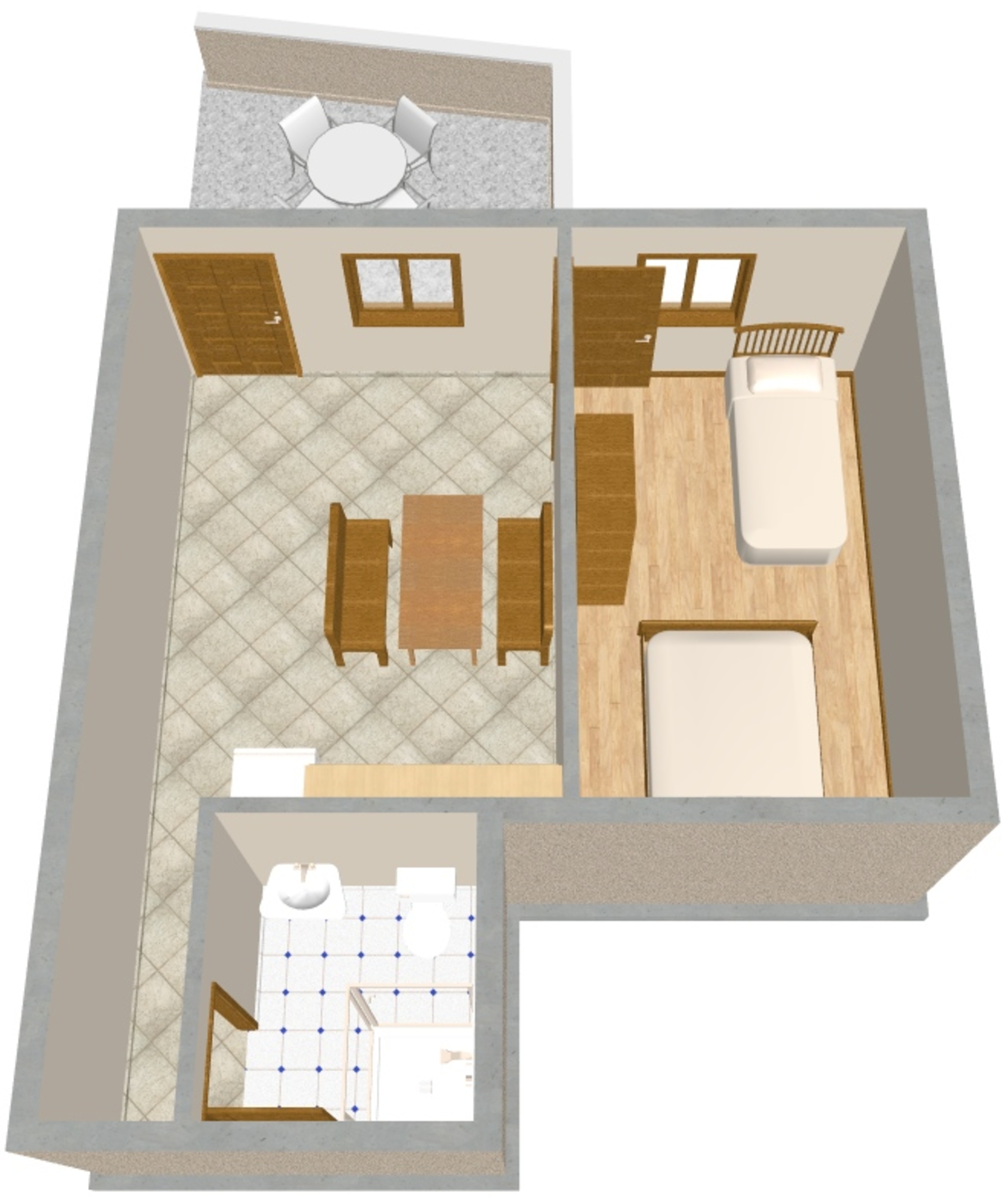 One bedroom apartment near beach Mimice, Omiš (A-2774-d)