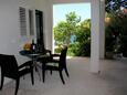 Terrace Mimice, Terrace in the apartment, with a sea view, (pet friendly) and WiFi.