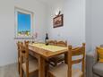 Dining room Duće, Dining room in the apartment, air condition available and WiFi.