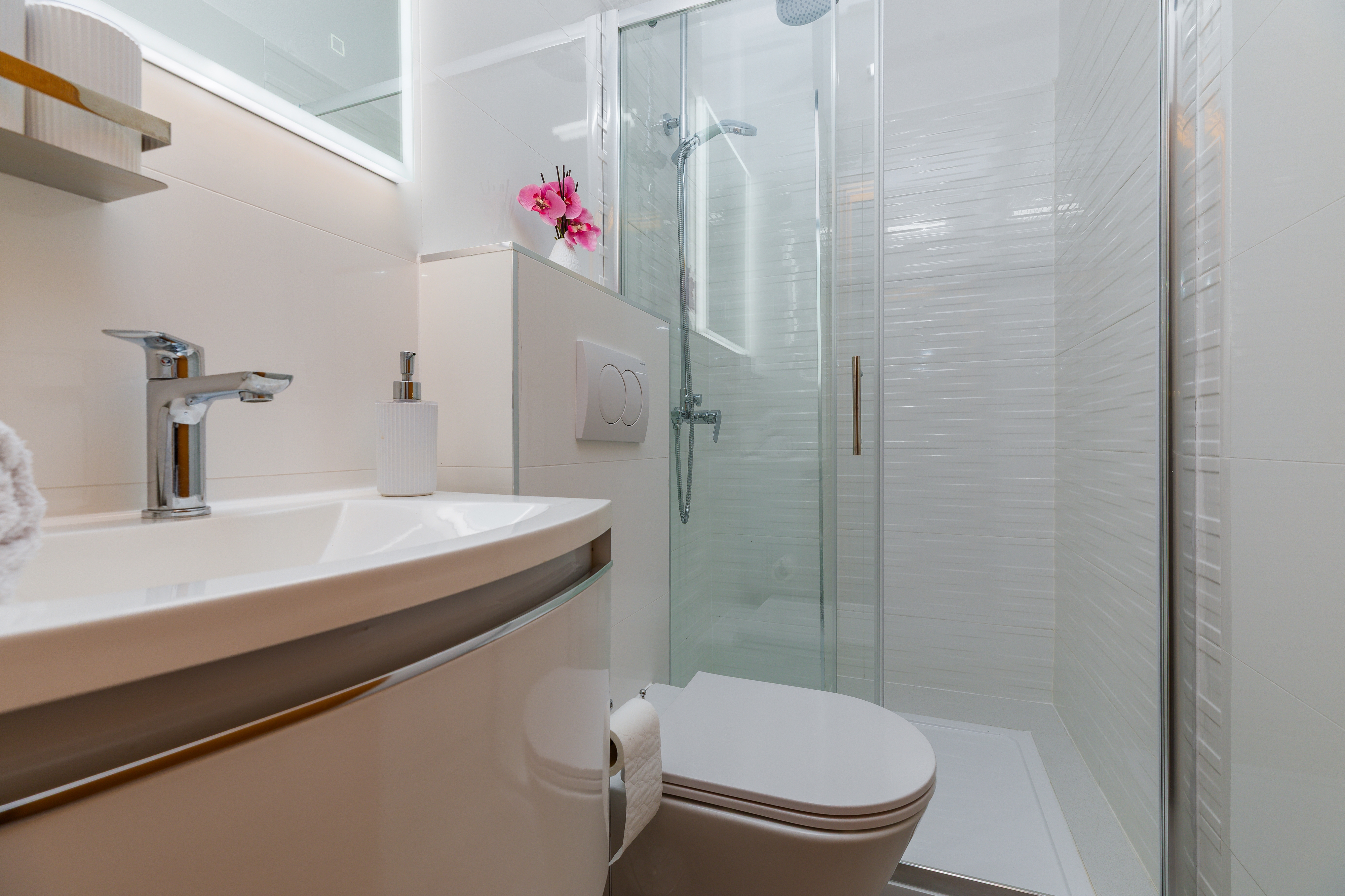One bedroom apartment with terrace and sea view Duće, Omiš  A-b