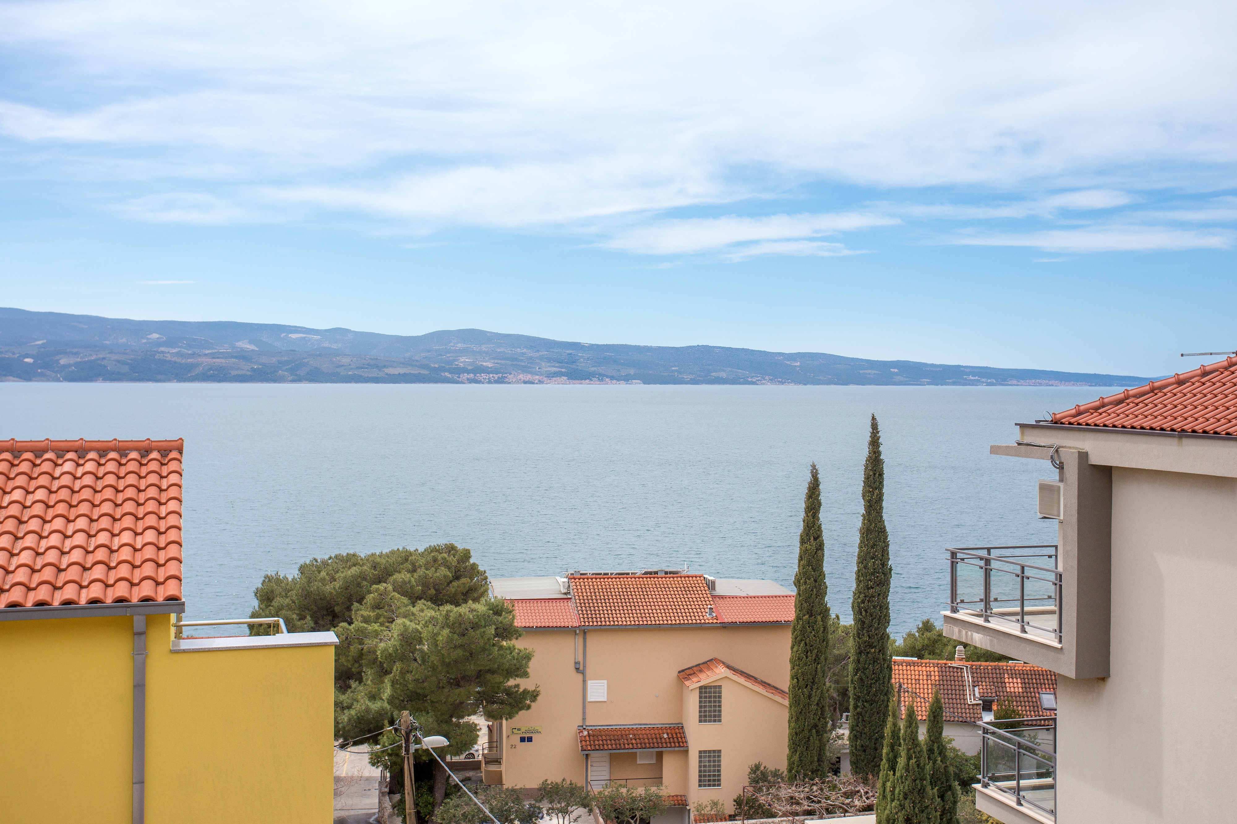 One bedroom apartment with terrace and sea view Nemira, Omiš  A-a