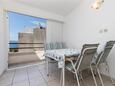 Terrace Nemira, Terrace in the apartment, with a sea view, (pet friendly) and WiFi.