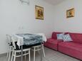 Dining room Nemira, Dining room in the studio-apartment, air condition available, (pet friendly) and WiFi.