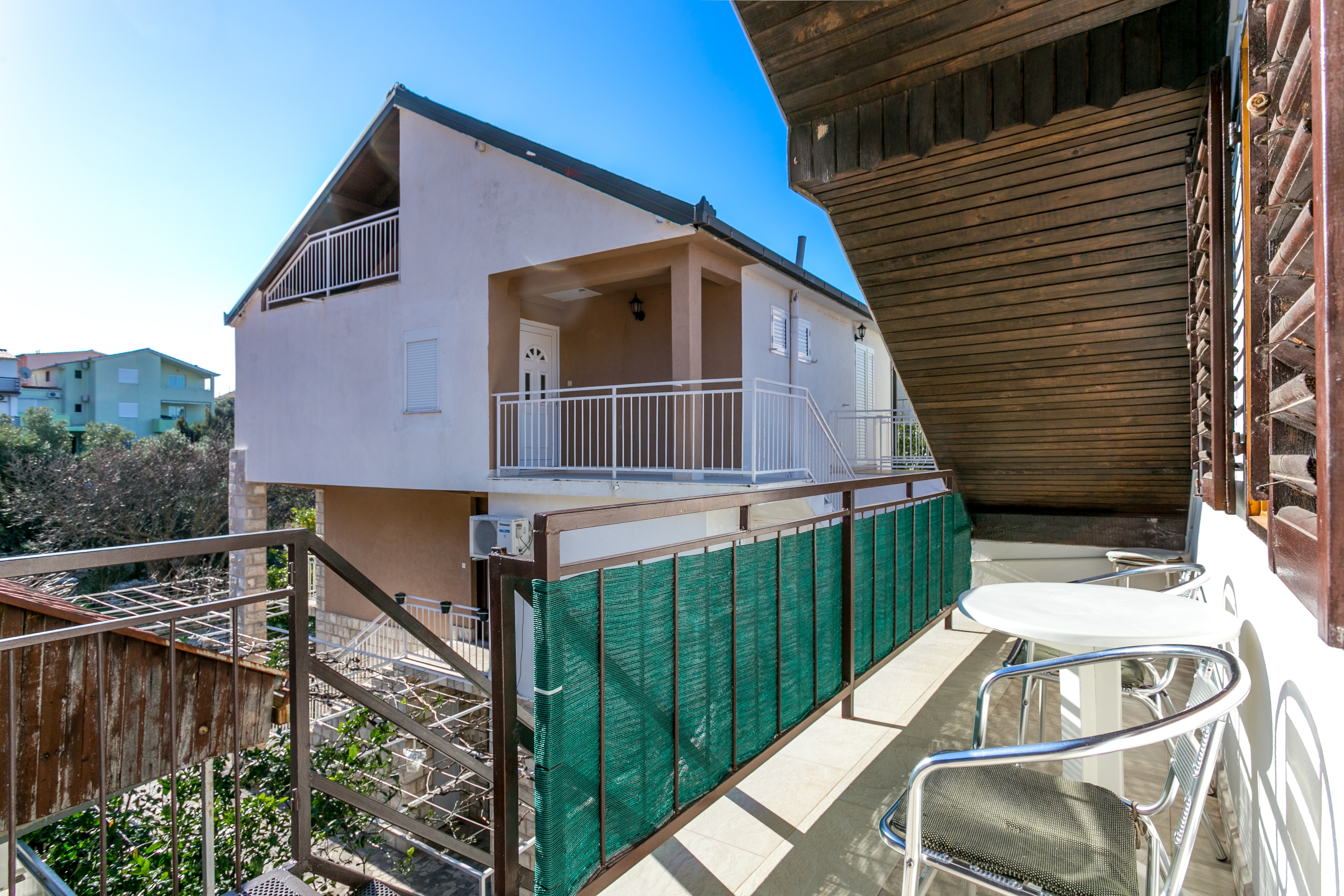 Two bedroom apartment with balcony and sea view Podaca, Makarska  A-d