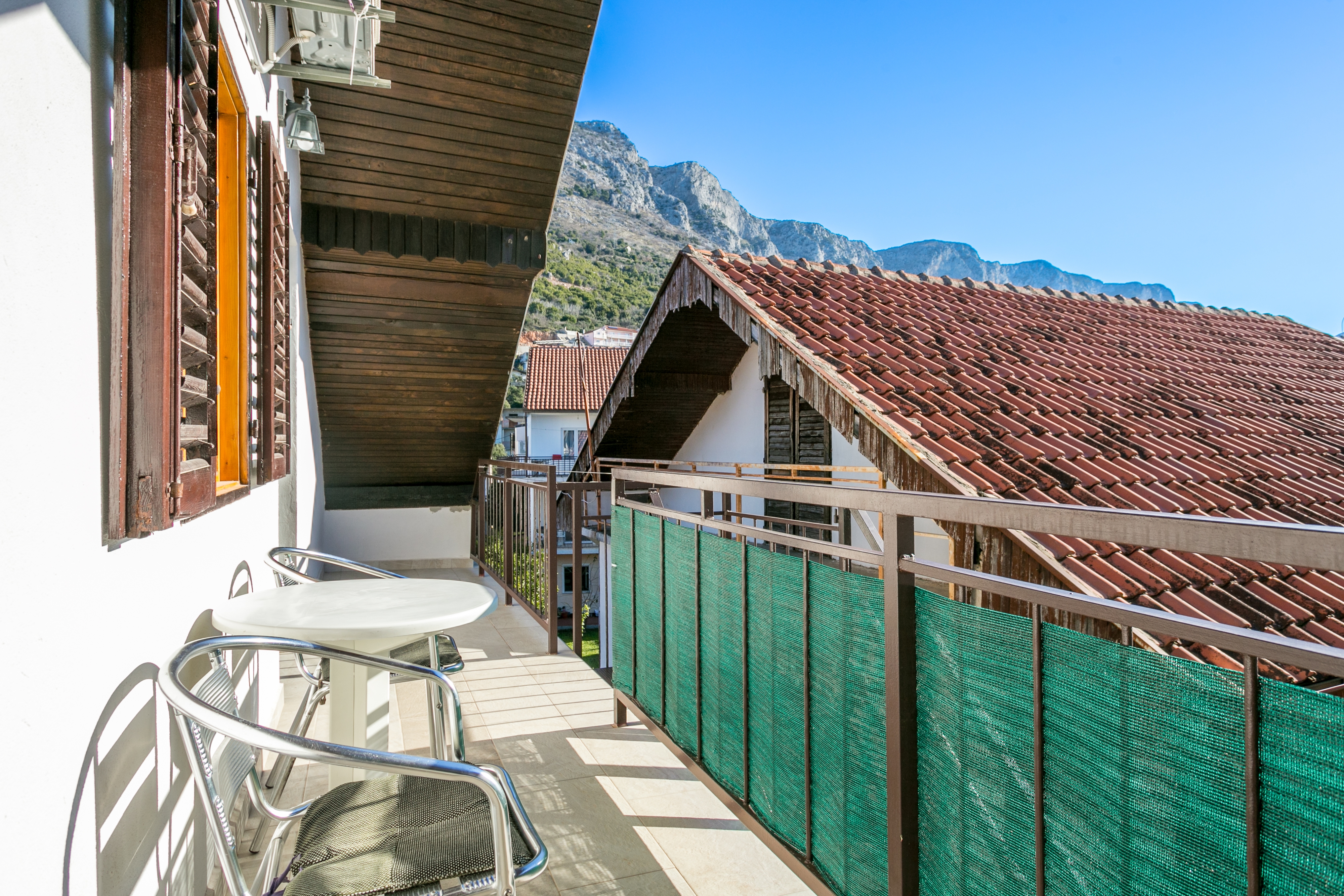 Two bedroom apartment with balcony and sea view Podaca, Makarska  A-d