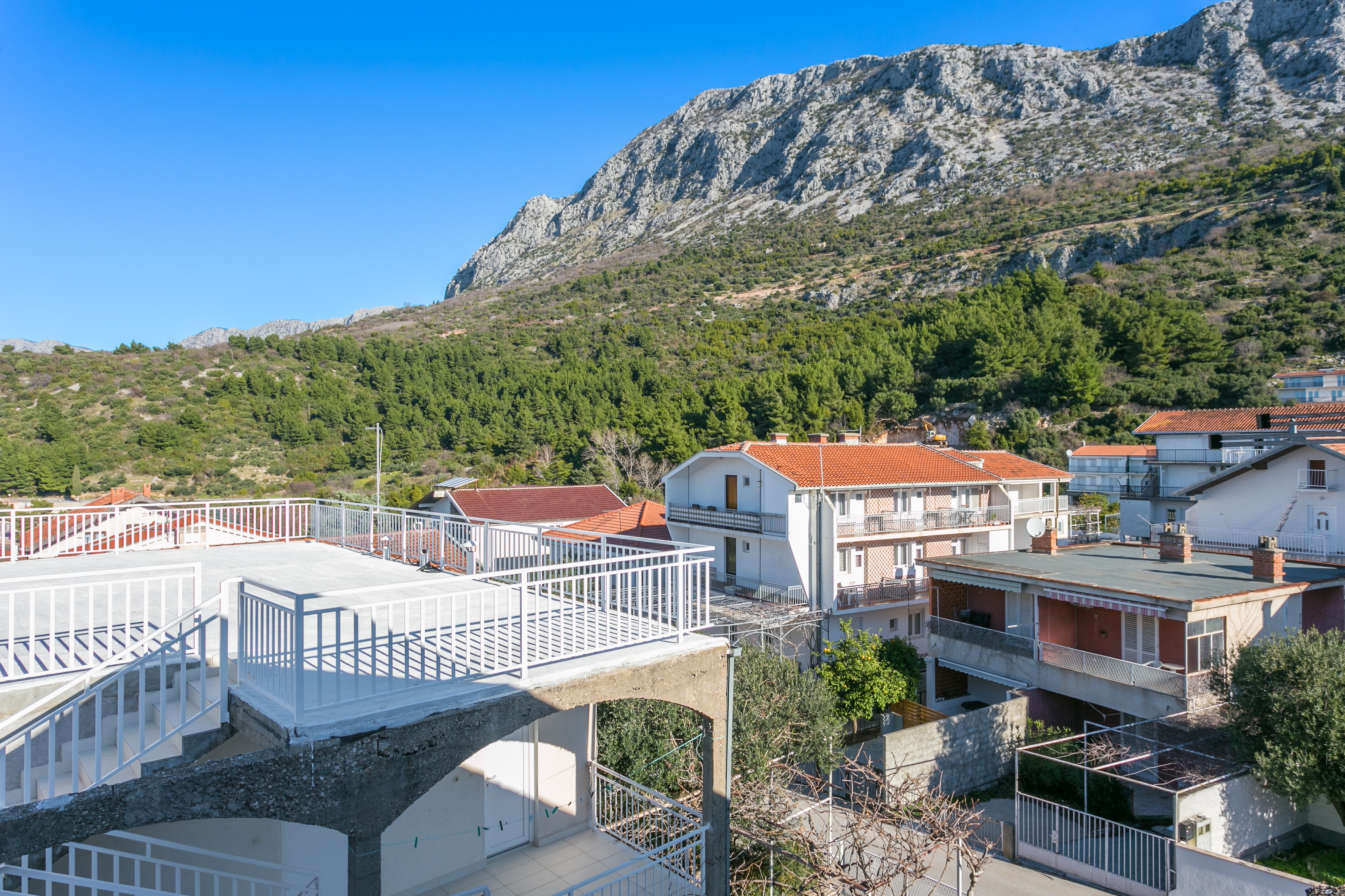 Two bedroom apartment with balcony and sea view Podaca, Makarska  A-d